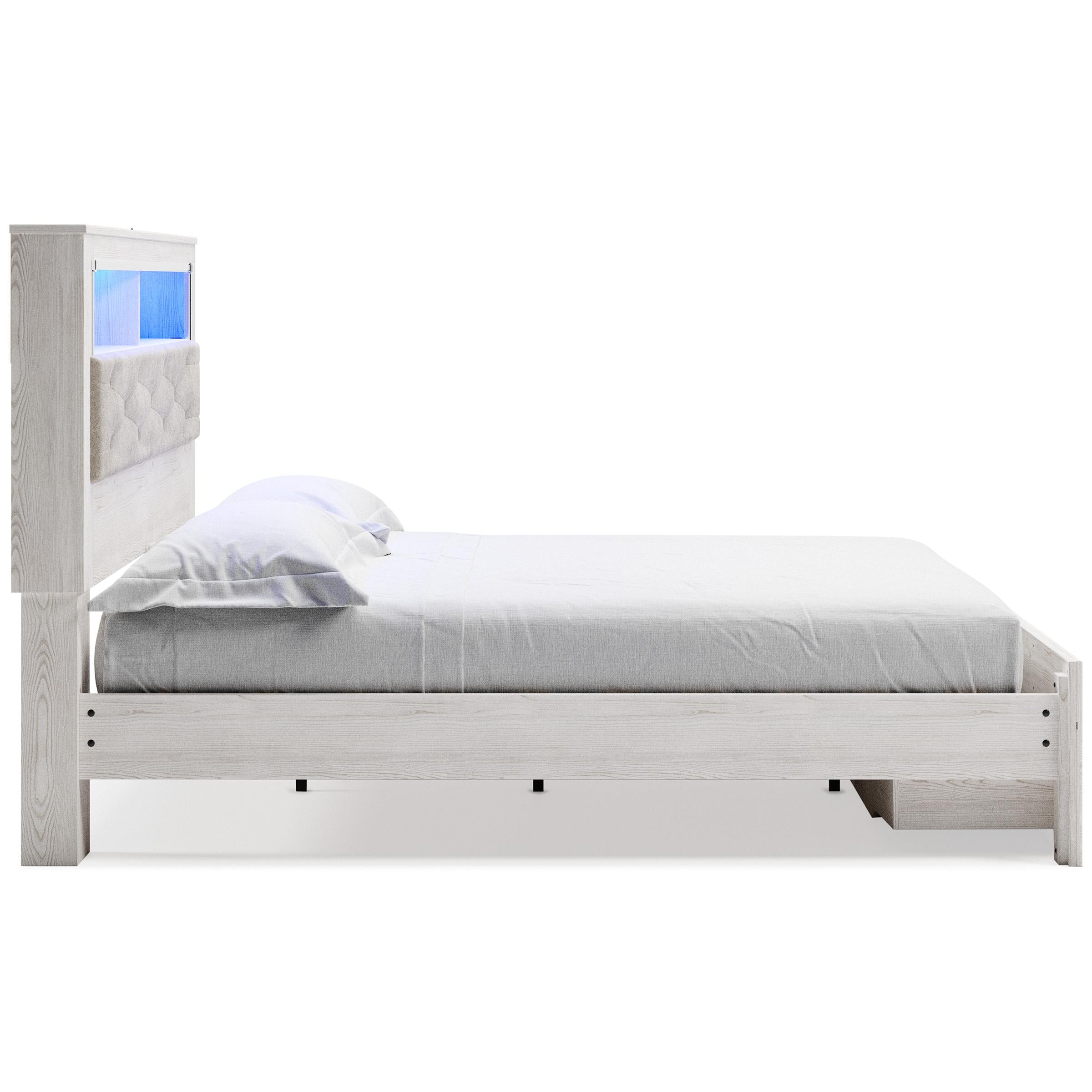 Signature Design by Ashley Altyra B2640B30 King Upholstered Bookcase Bed with Storage - Image 3