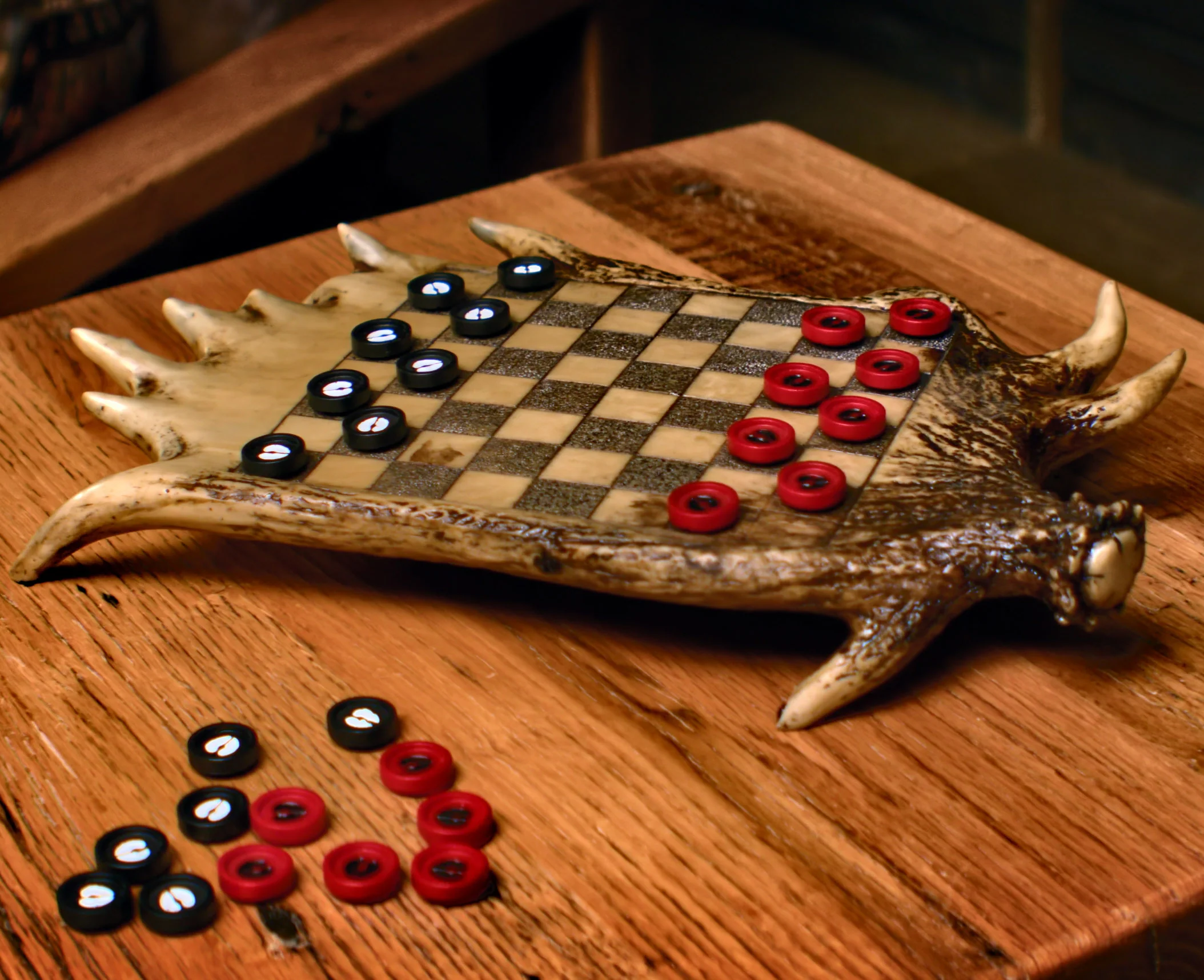 Checkerboard Set-Moose Antler
