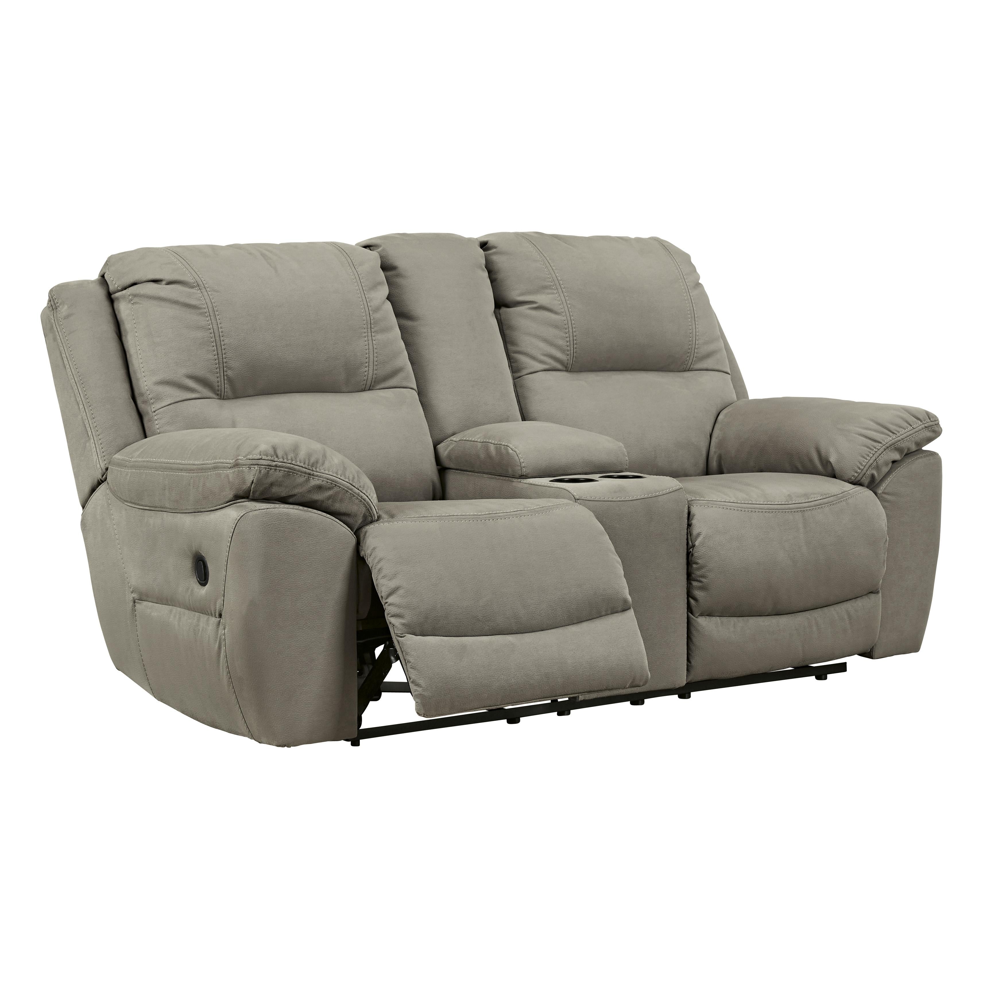 Signature Design by Ashley Next-Gen Gaucho 5420394 Double Reclining Loveseat with Console - Image 1