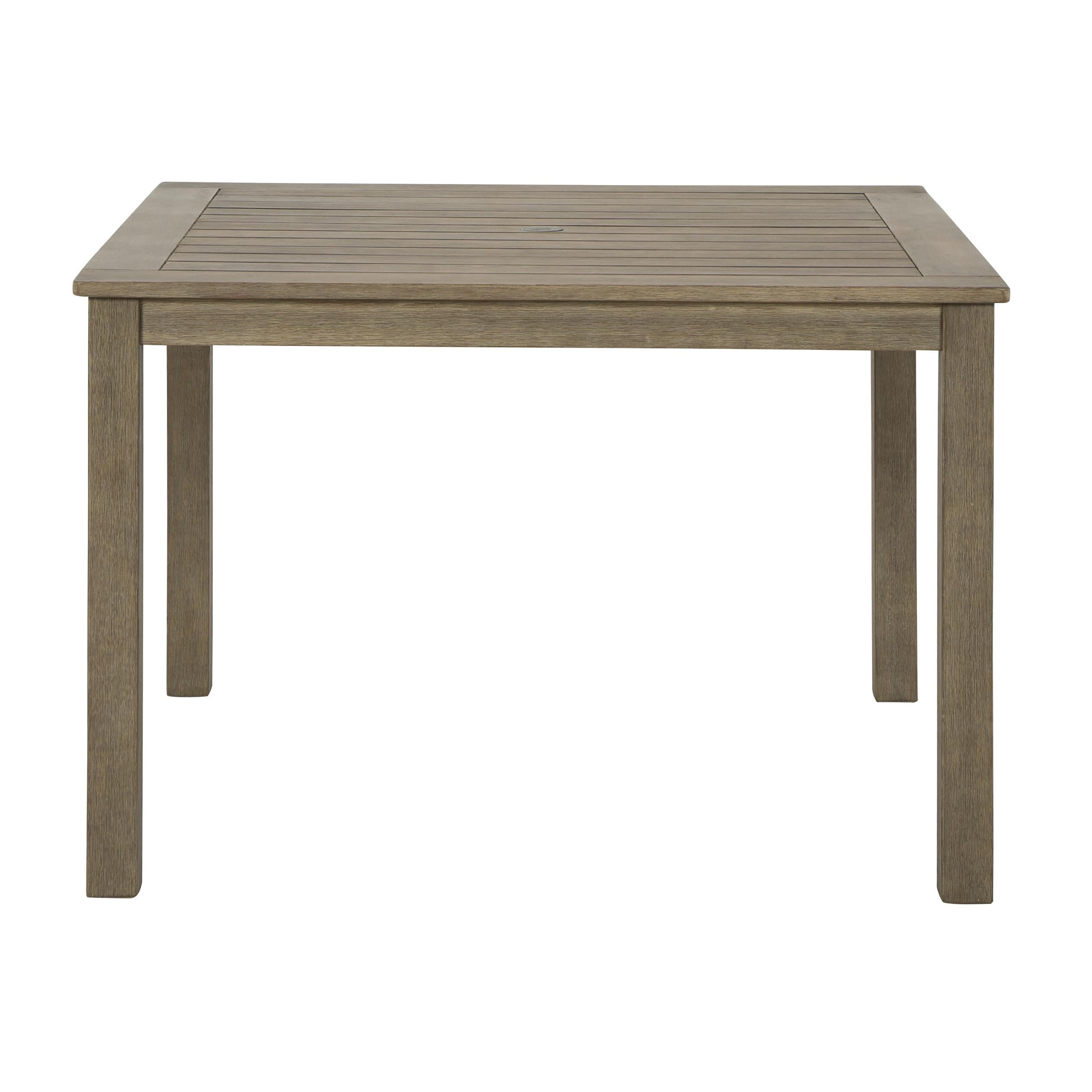 Signature Design by Ashley Aria Plains P359-615 Square Dining Table with Umbrella Option - Image 2