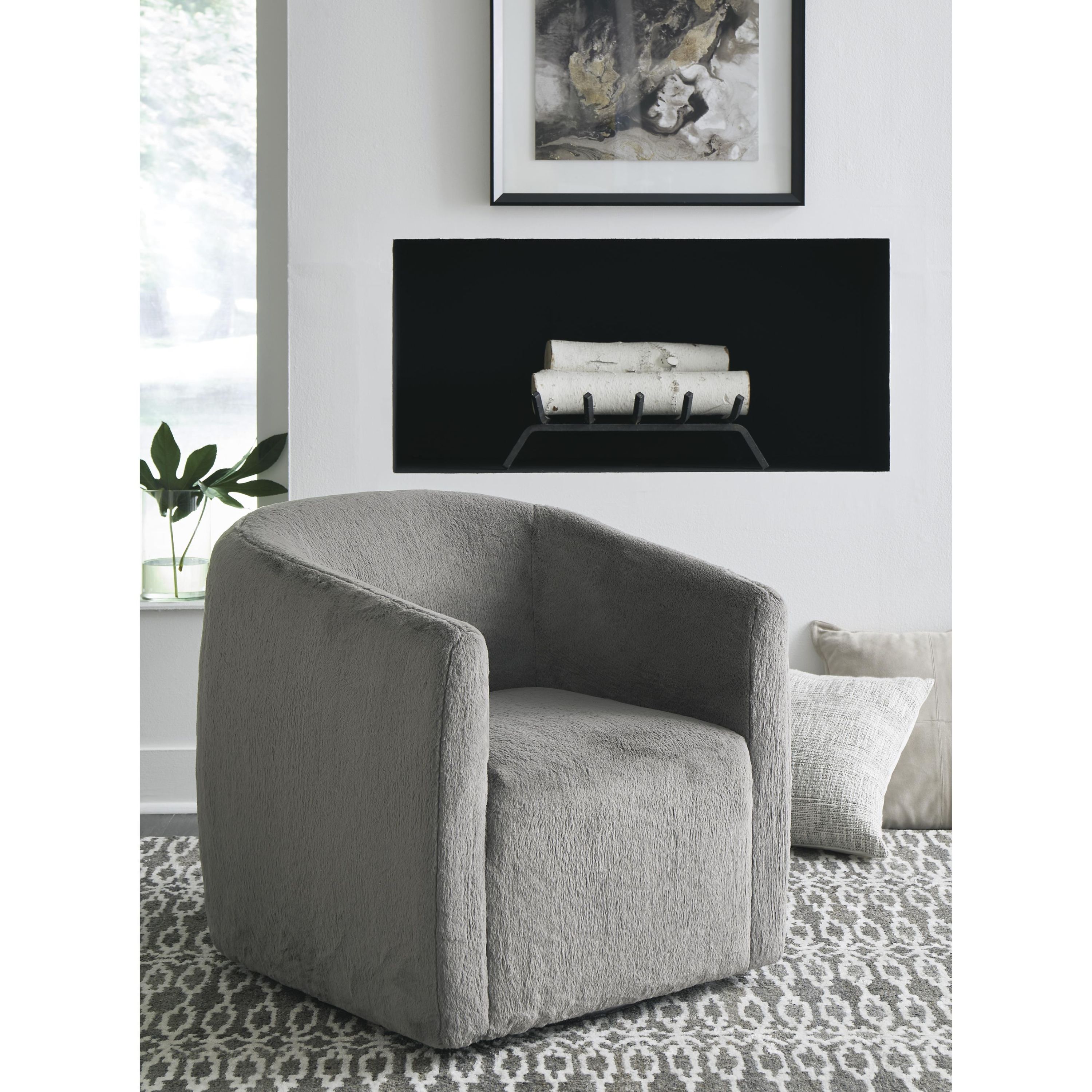Signature Design by Ashley Bramner A3000330 Swivel Accent Chair - Image 3