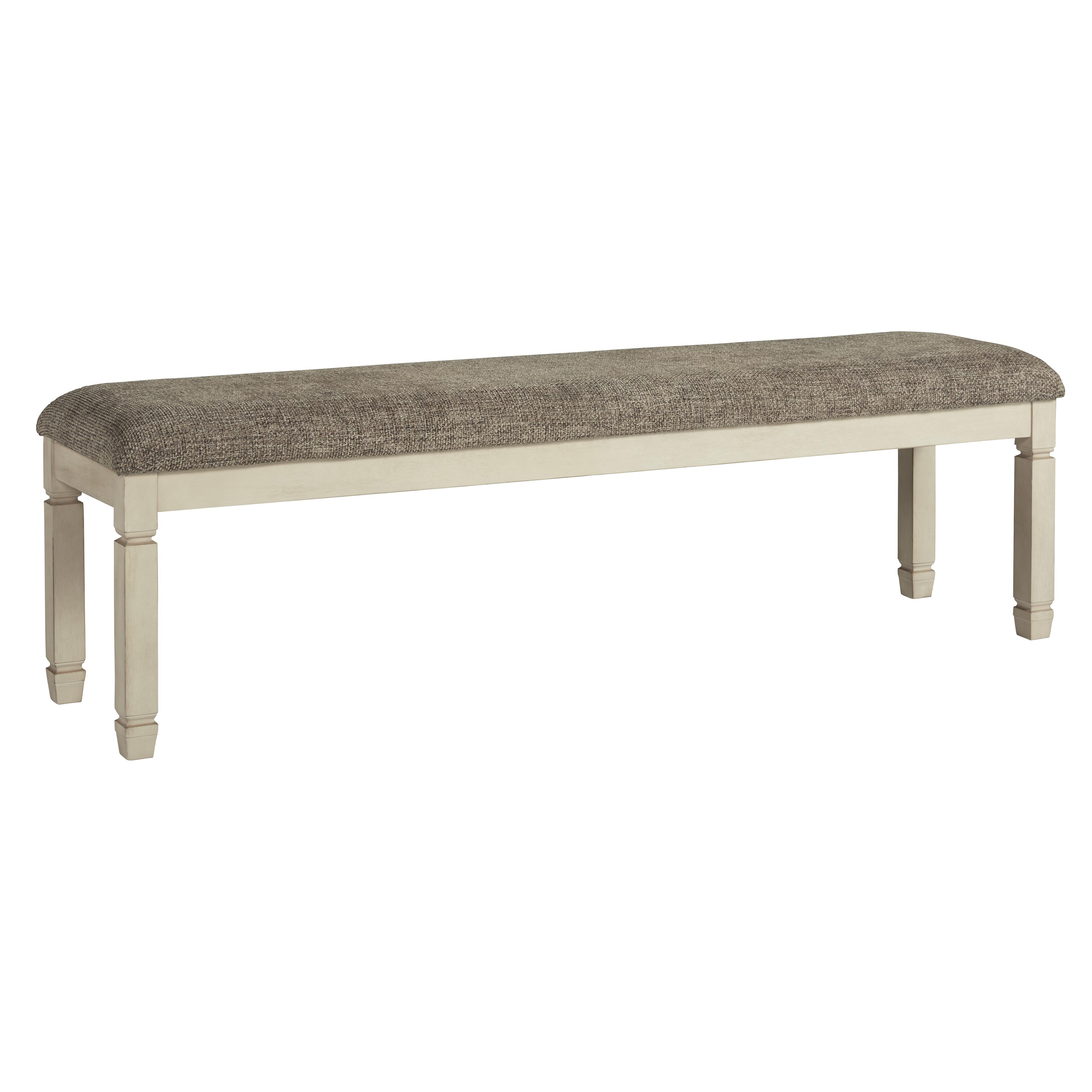 Signature Design by Ashley Bolanburg D647-08 Extra Large Upholstered Dining Room Bench - Image 1