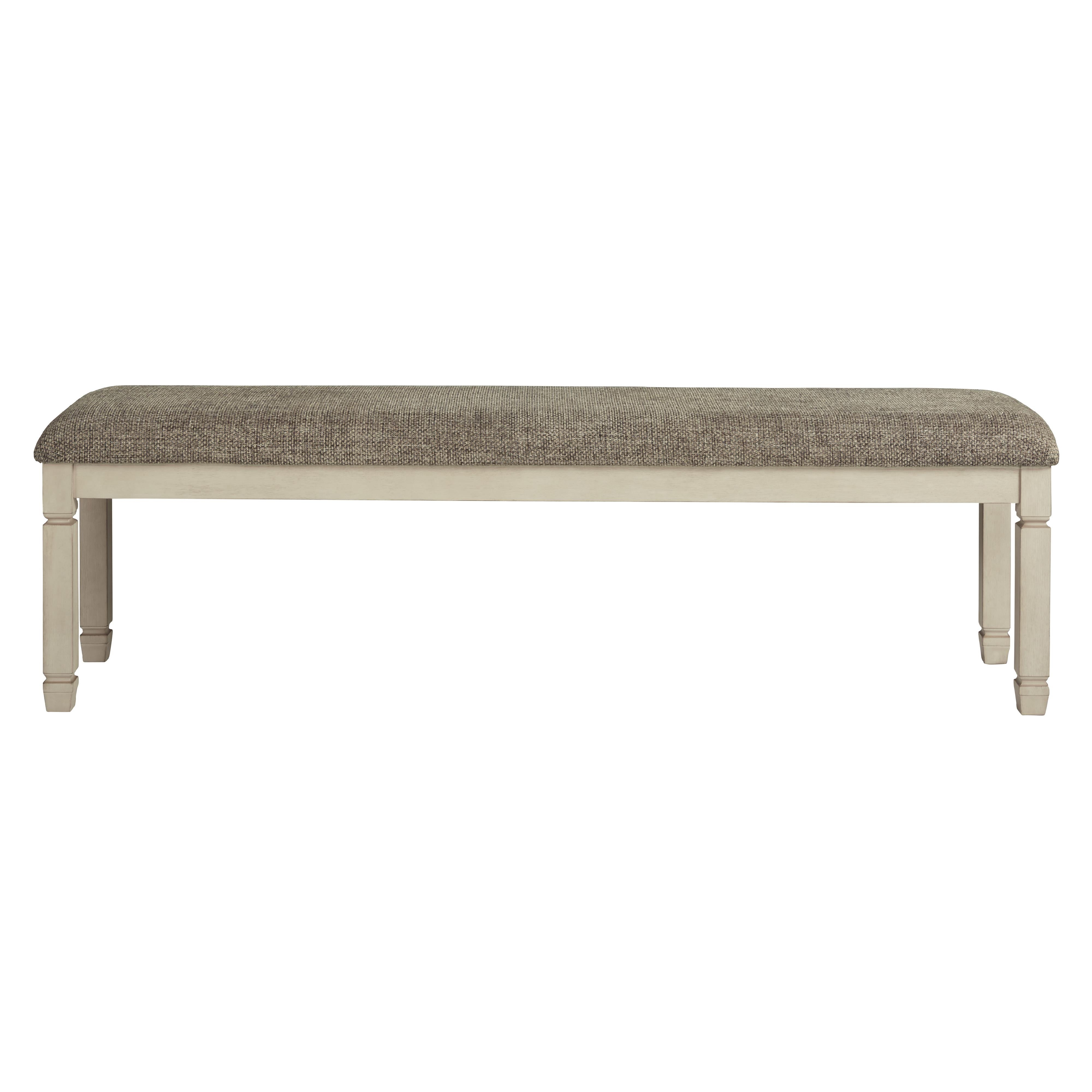 Signature Design by Ashley Bolanburg D647-08 Extra Large Upholstered Dining Room Bench - Image 2