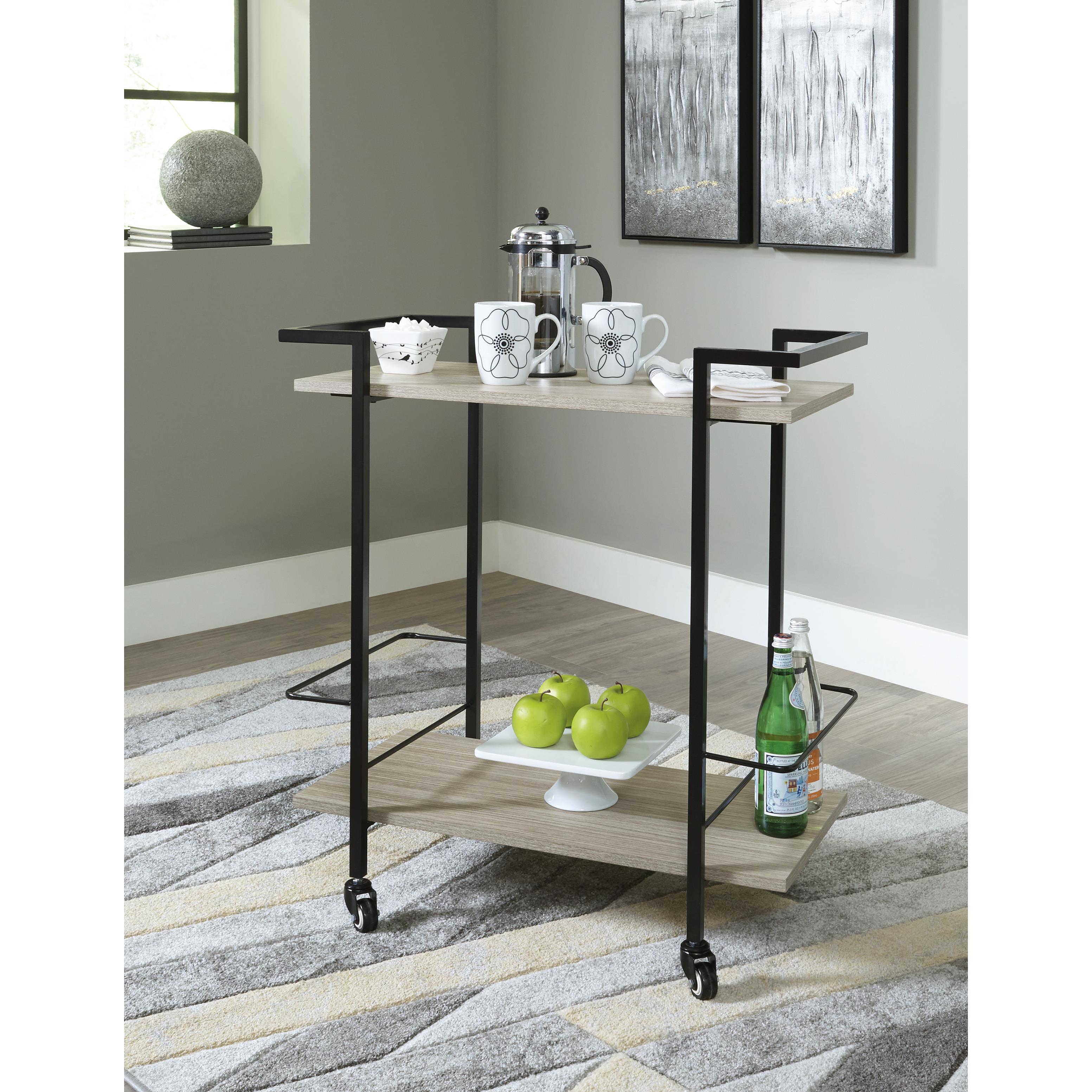 Signature Design by Ashley Waylowe A4000389 Bar Cart - Image 2
