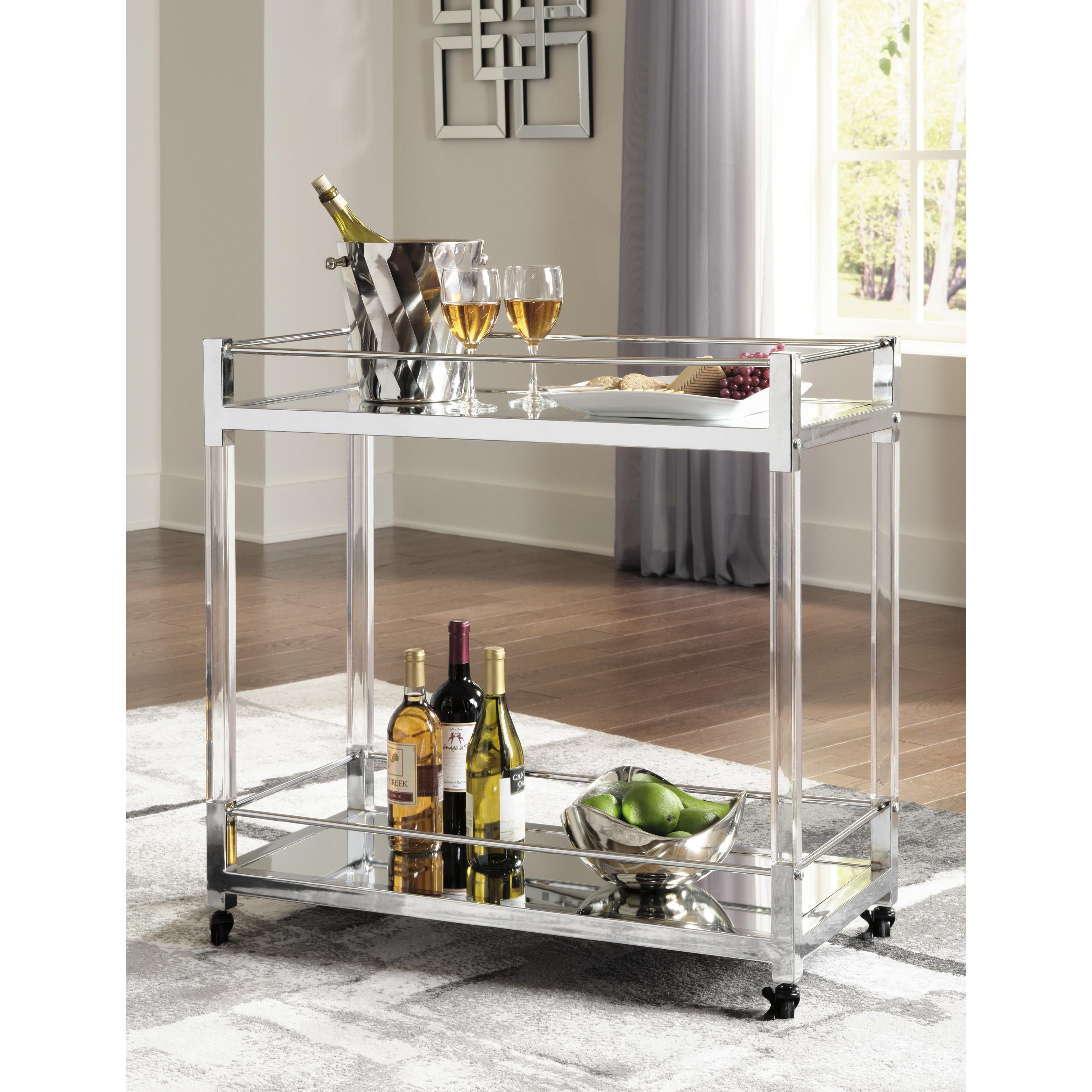 Signature Design by Ashley Chaseton A4000501 Bar Cart - Image 3