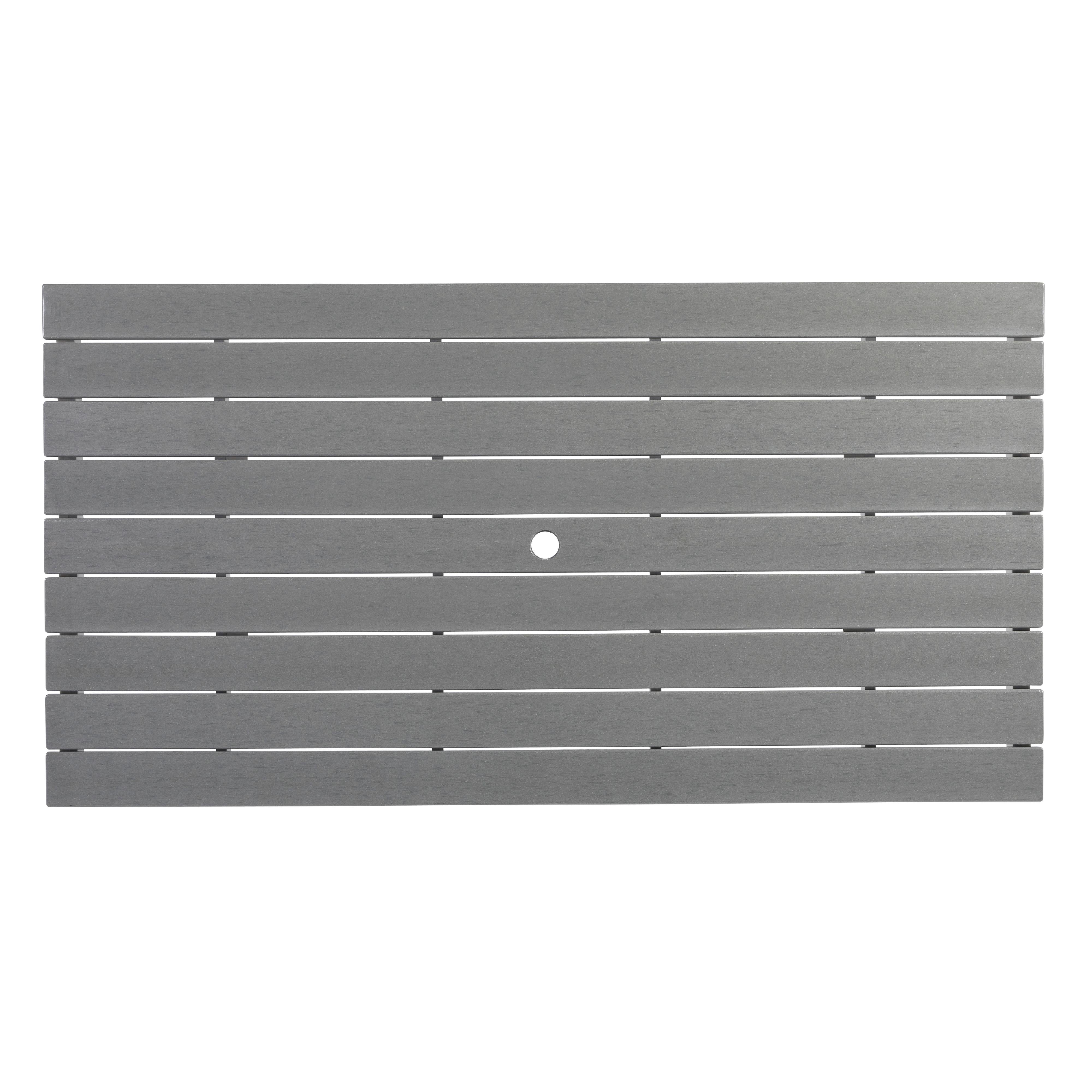 Signature Design by Ashley Transville P210-642 Rectangular Counter Table with Umbrella Option - Image 3