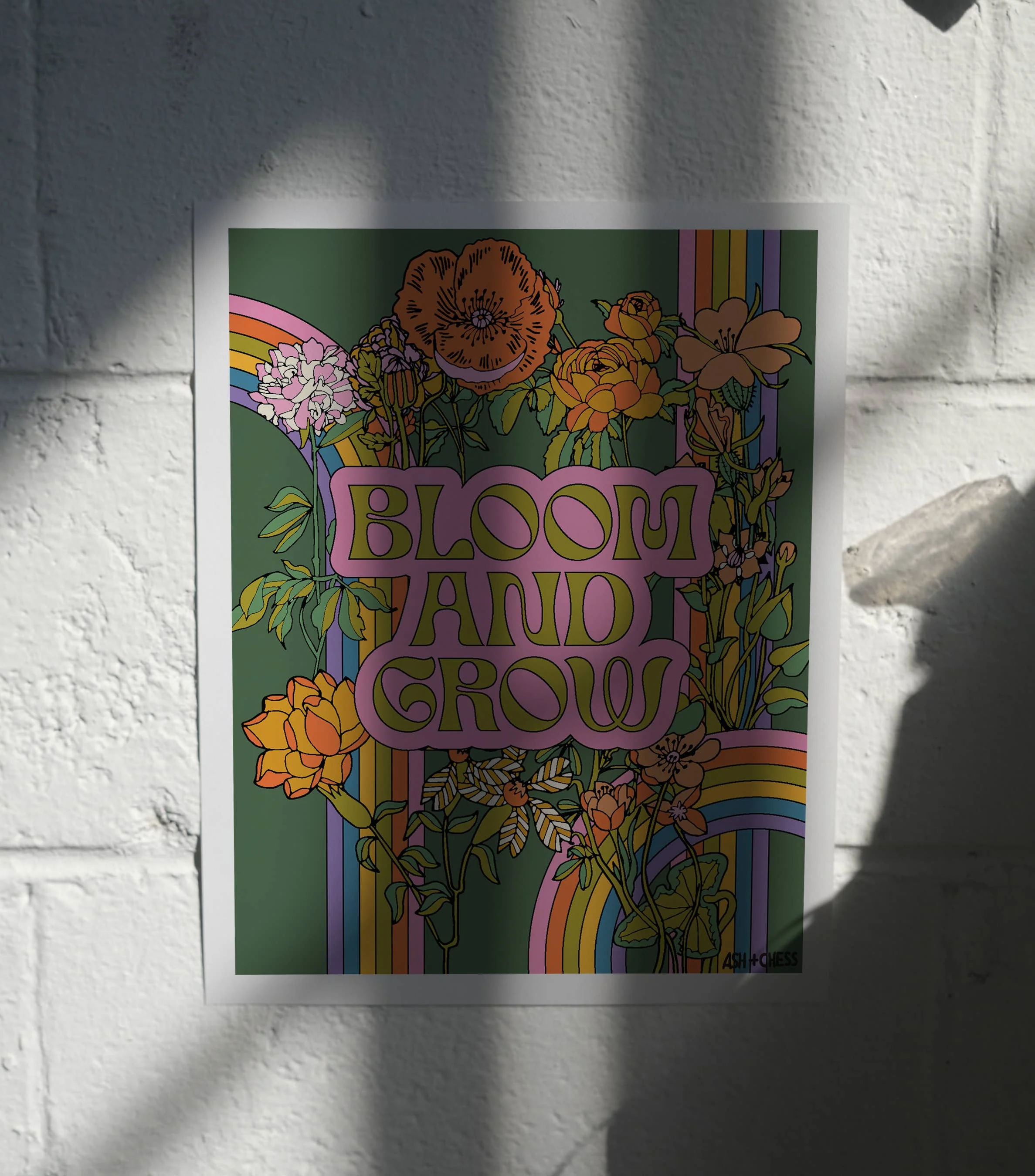 Bloom And Grow Art Print 11 x 14 - Image 1