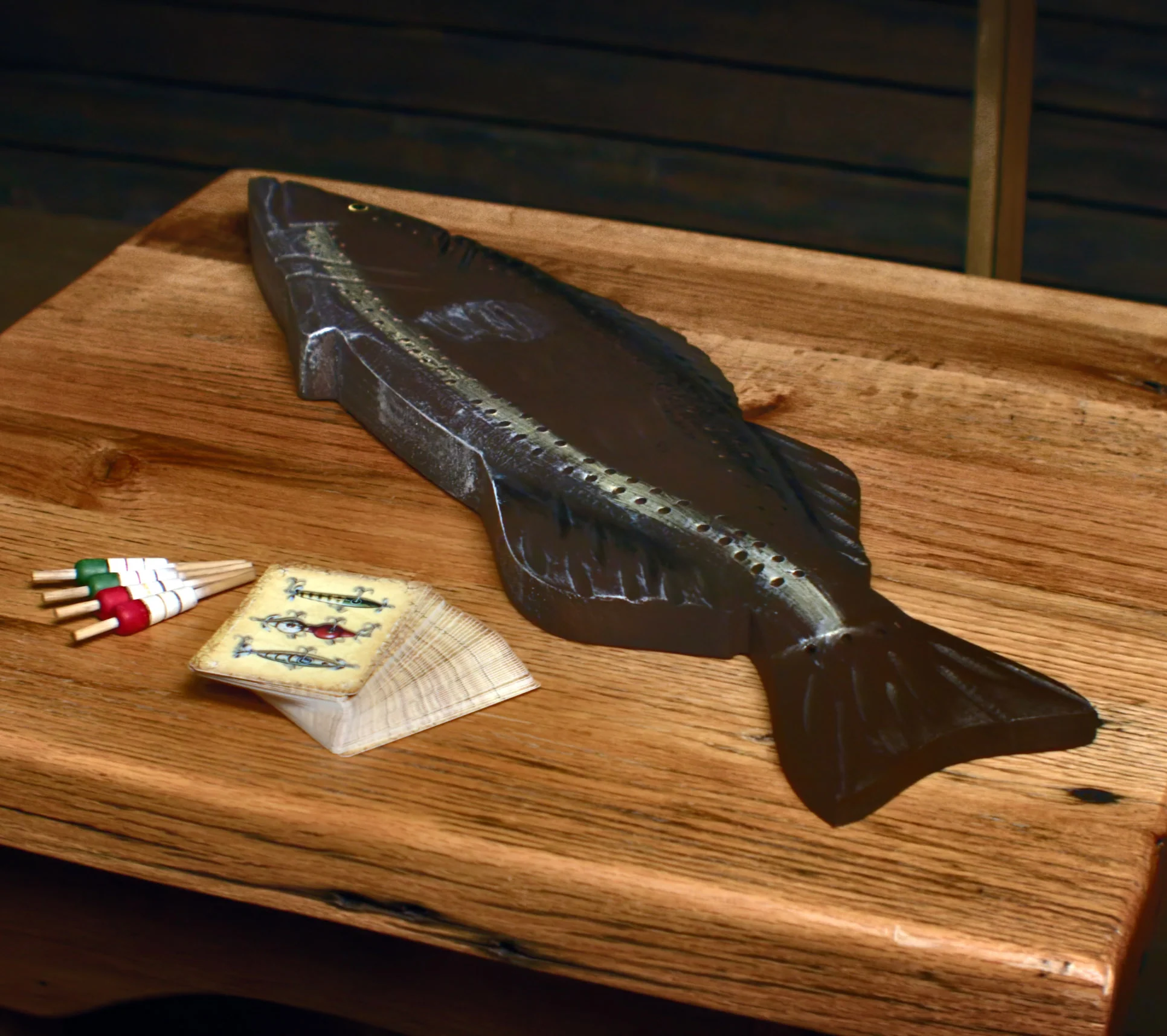 Cribbage Board-Fish - Image 1
