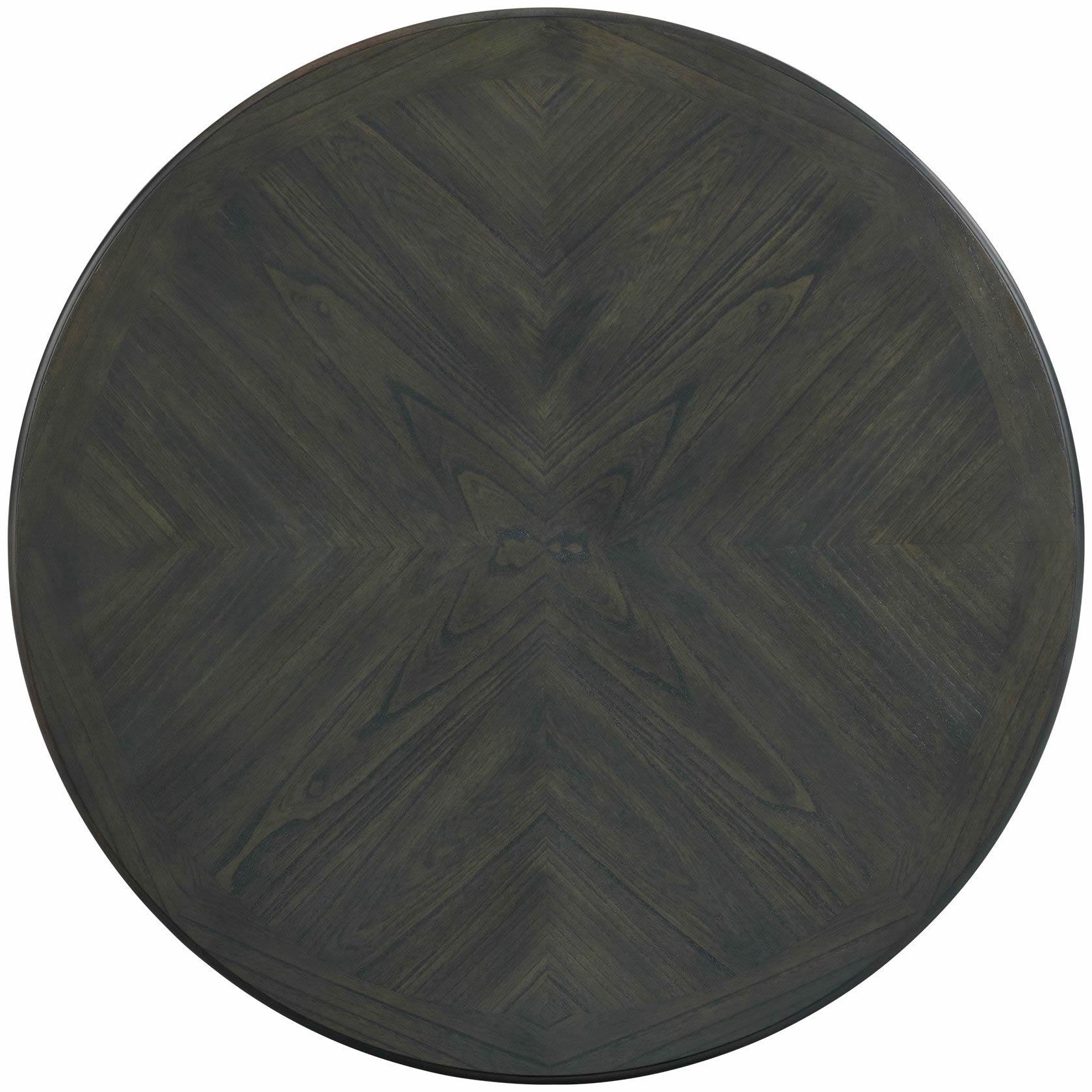 Elements International Amherst Counter Table w/Wood Leg Grey Finish - Image 3