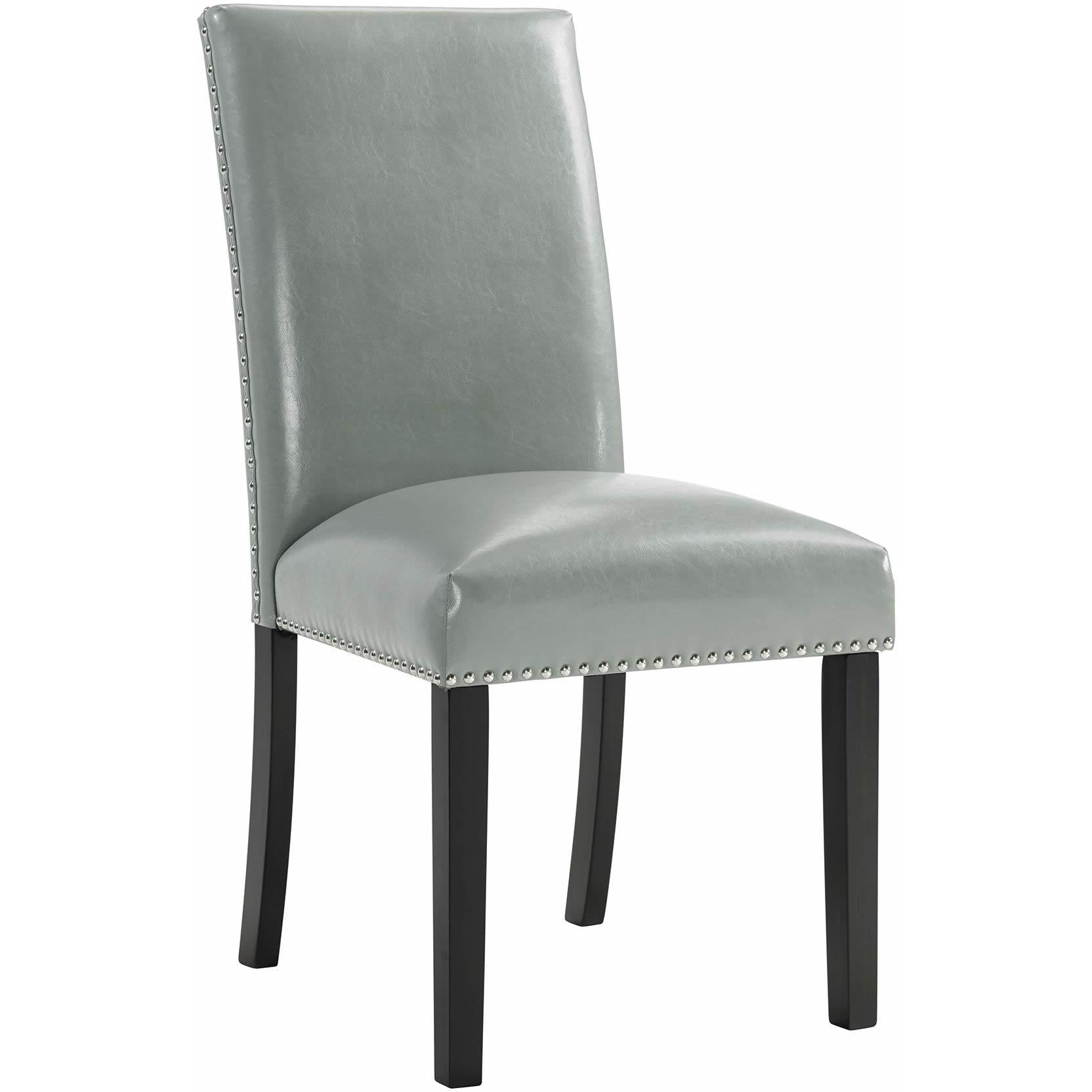 Elements International Meridian Dining Side Chair Grey - Image 1