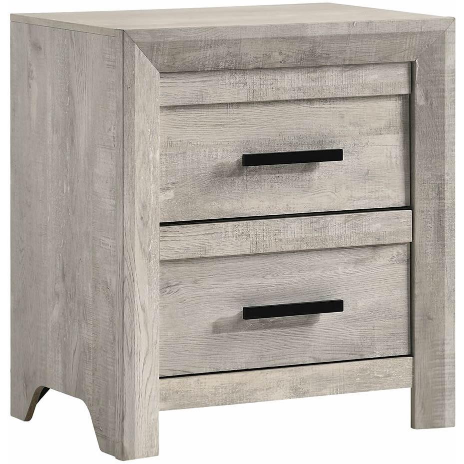 Elements International Ellen EL700NS Nightstand – White