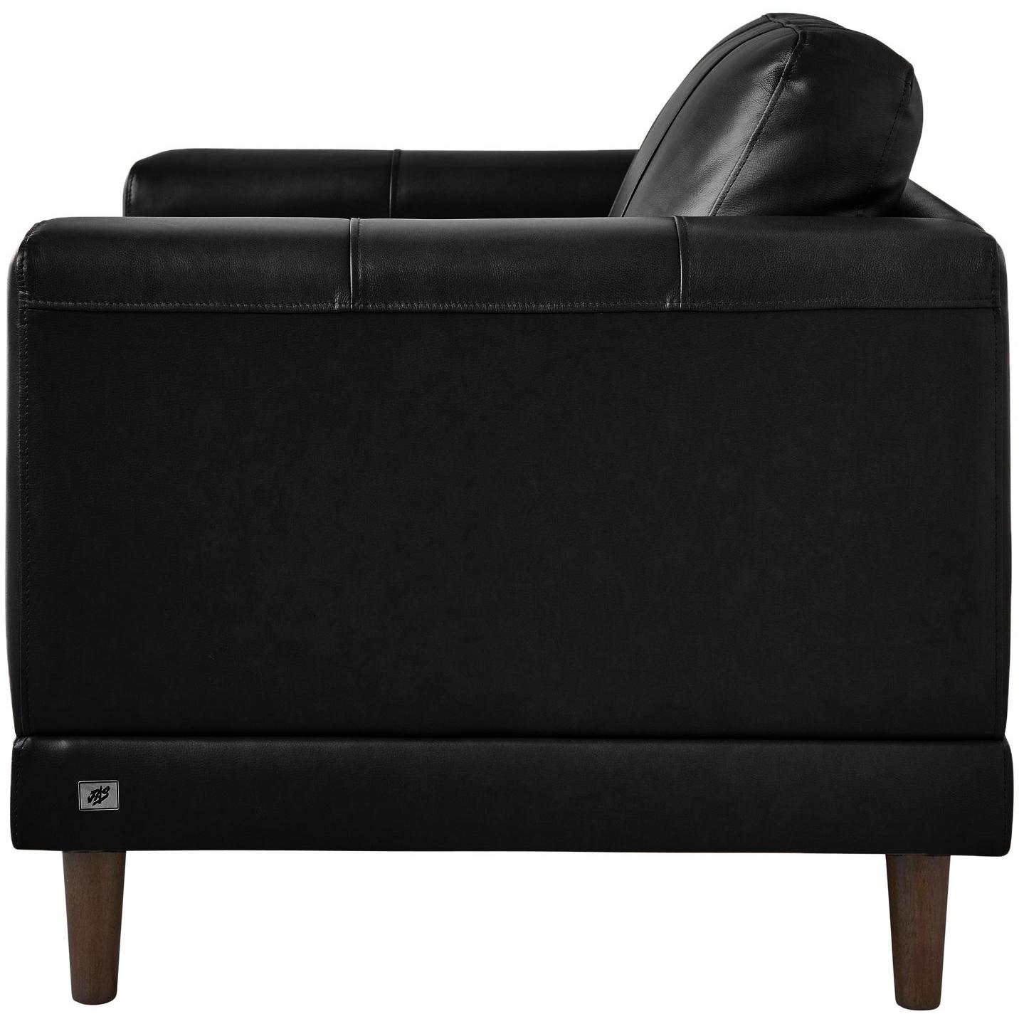Elements International Hampton Chair in Fiero Black - Image 3