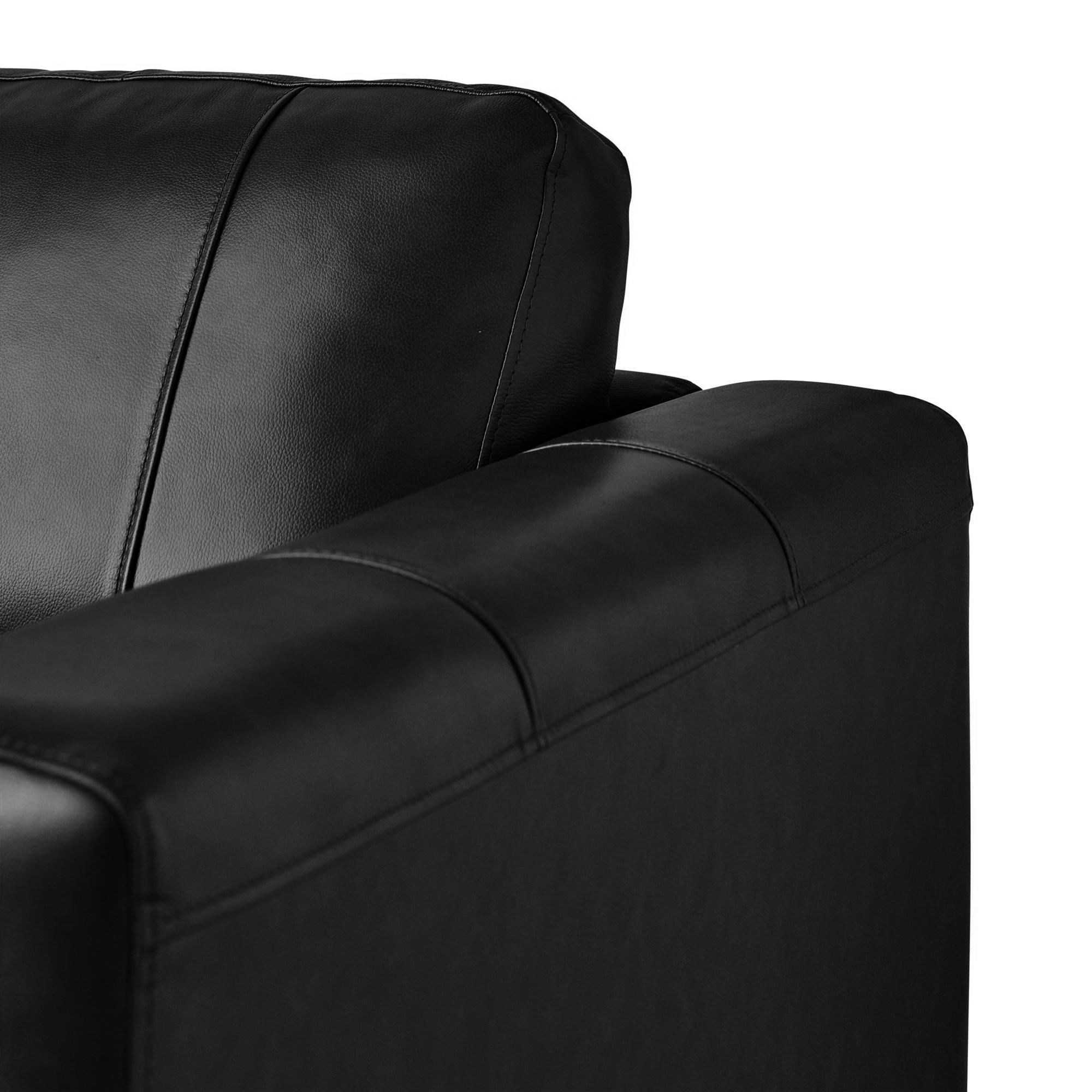 Elements International Hampton Loveseat in Fiero Black - Image 3