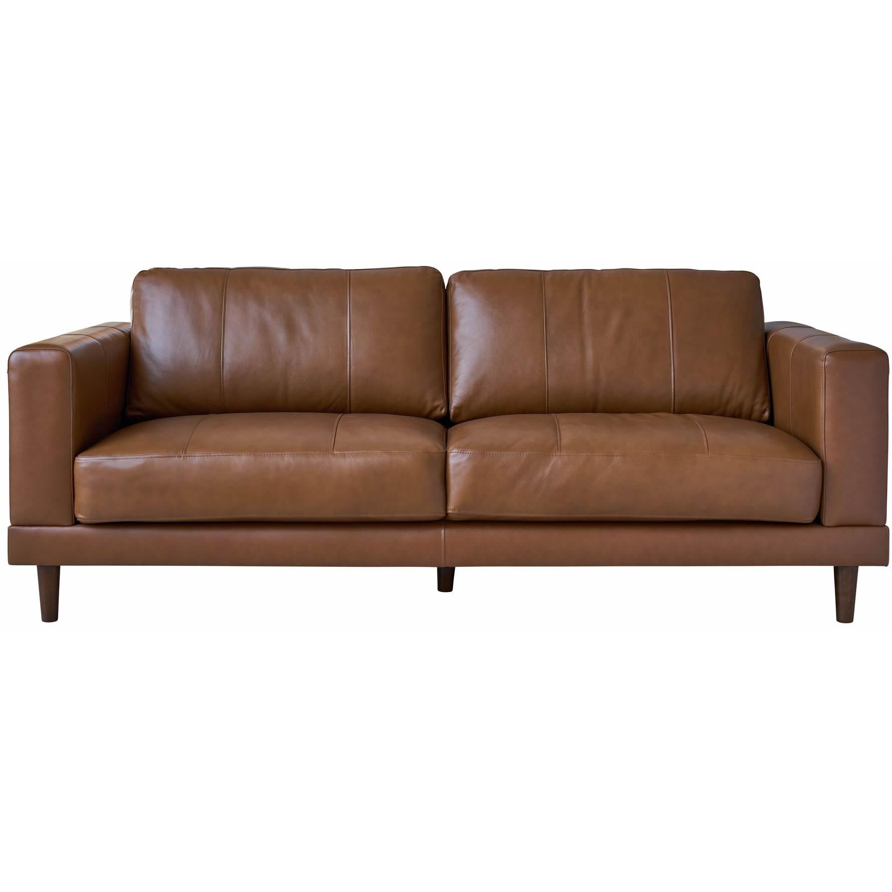 Elements International Hampton Sofa in Fiero Fiero Tan - Image 2