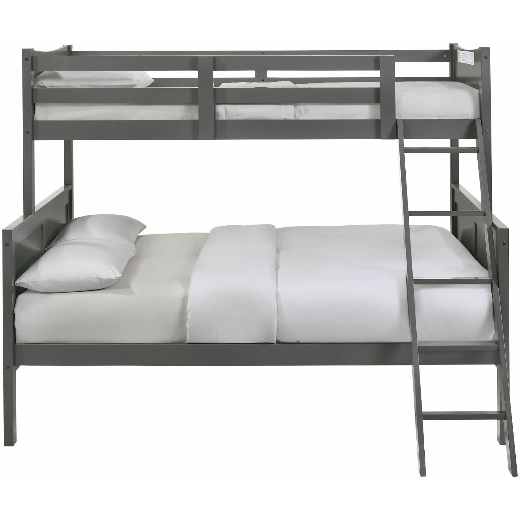 Elements International Sami Twin Over Full Bunk Grey - Image 2