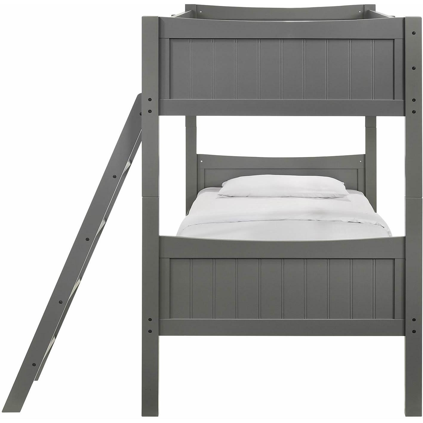 Elements International Sami Twin Over Twin Bunk Grey - Image 3