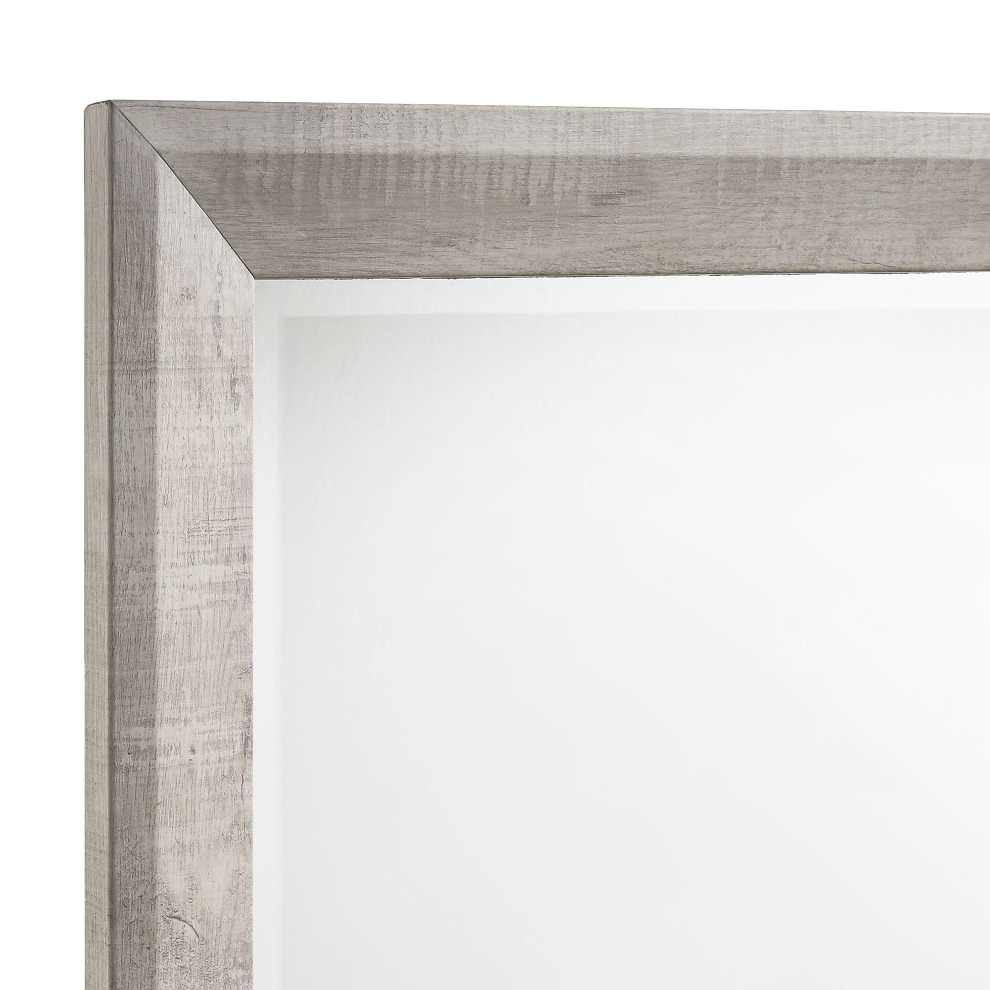 Elements International Ellen Dresser & Mirror Set White - Image 3