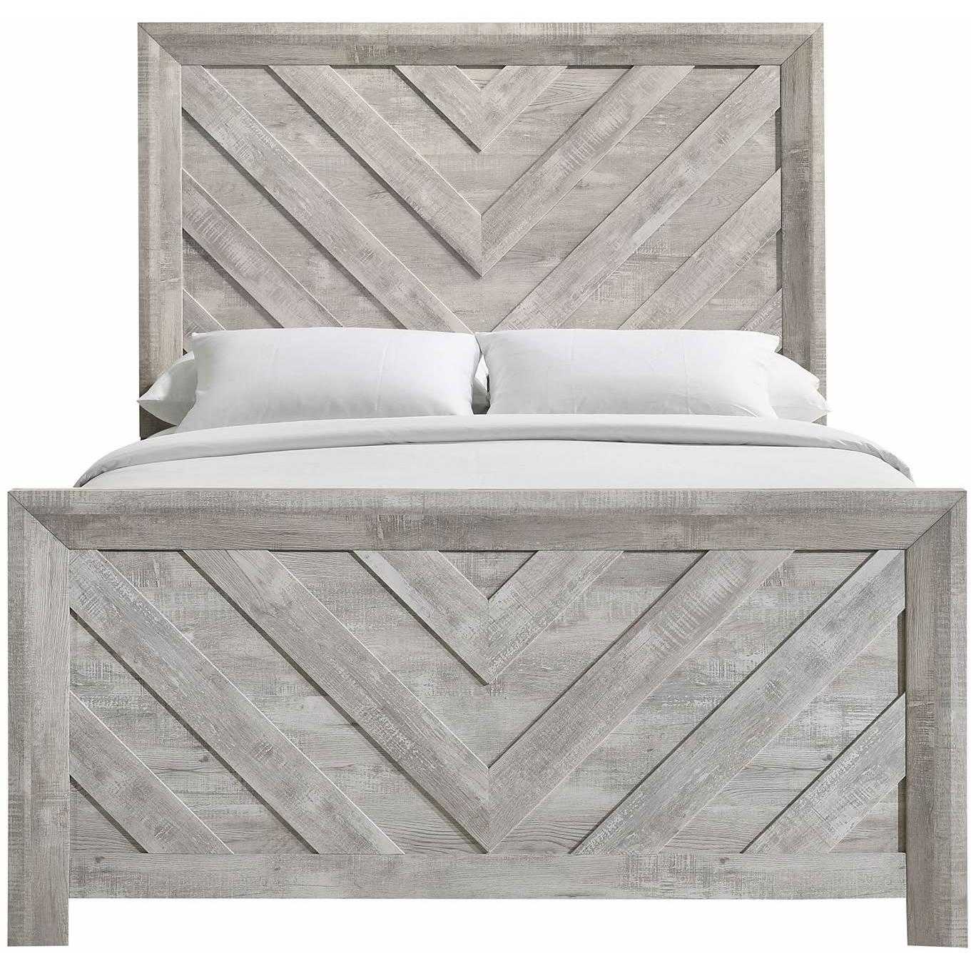 Elements International Ellen EL700FB Full Bed - White - Image 2