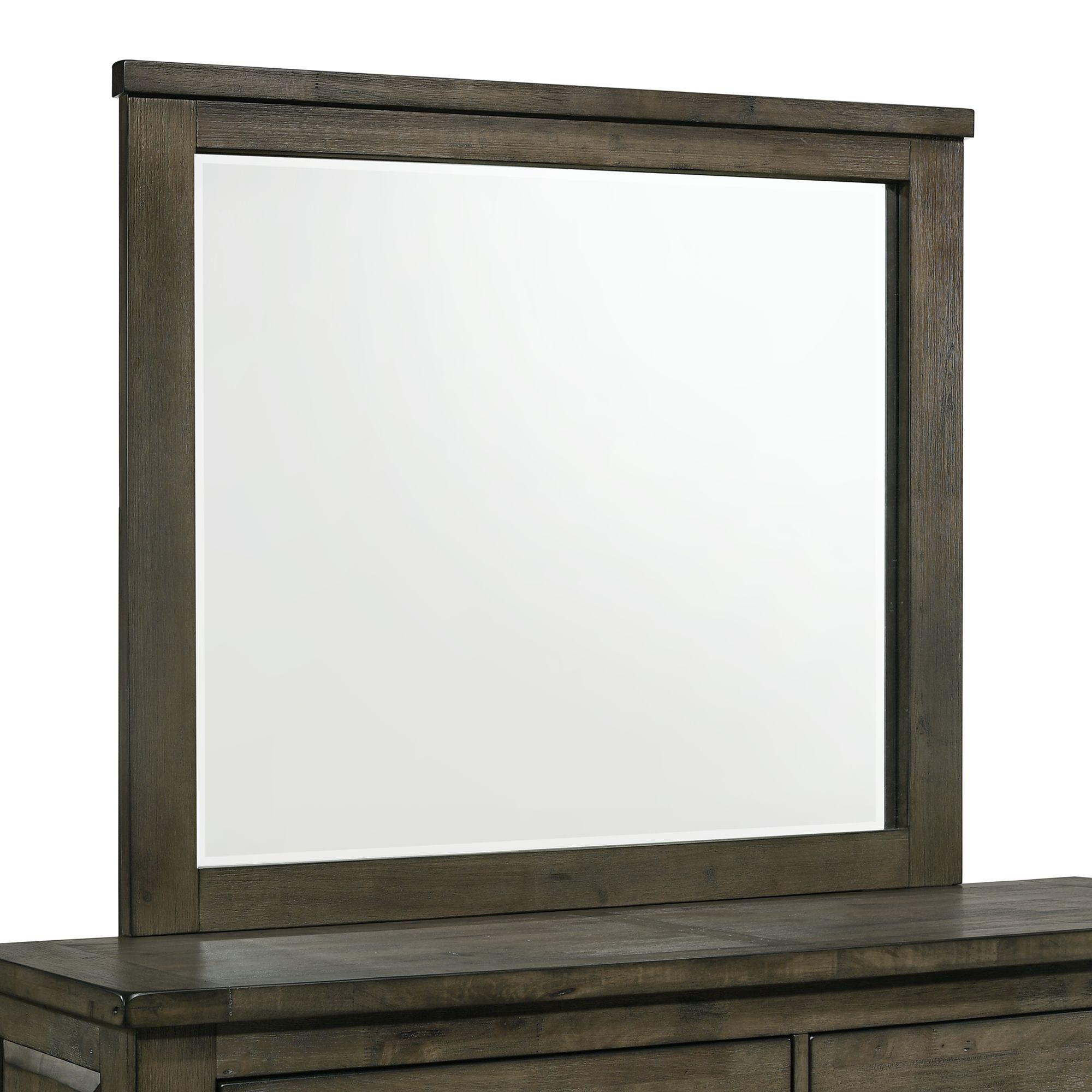 Elements International Maverick Dresser & Mirror Grey - Image 3