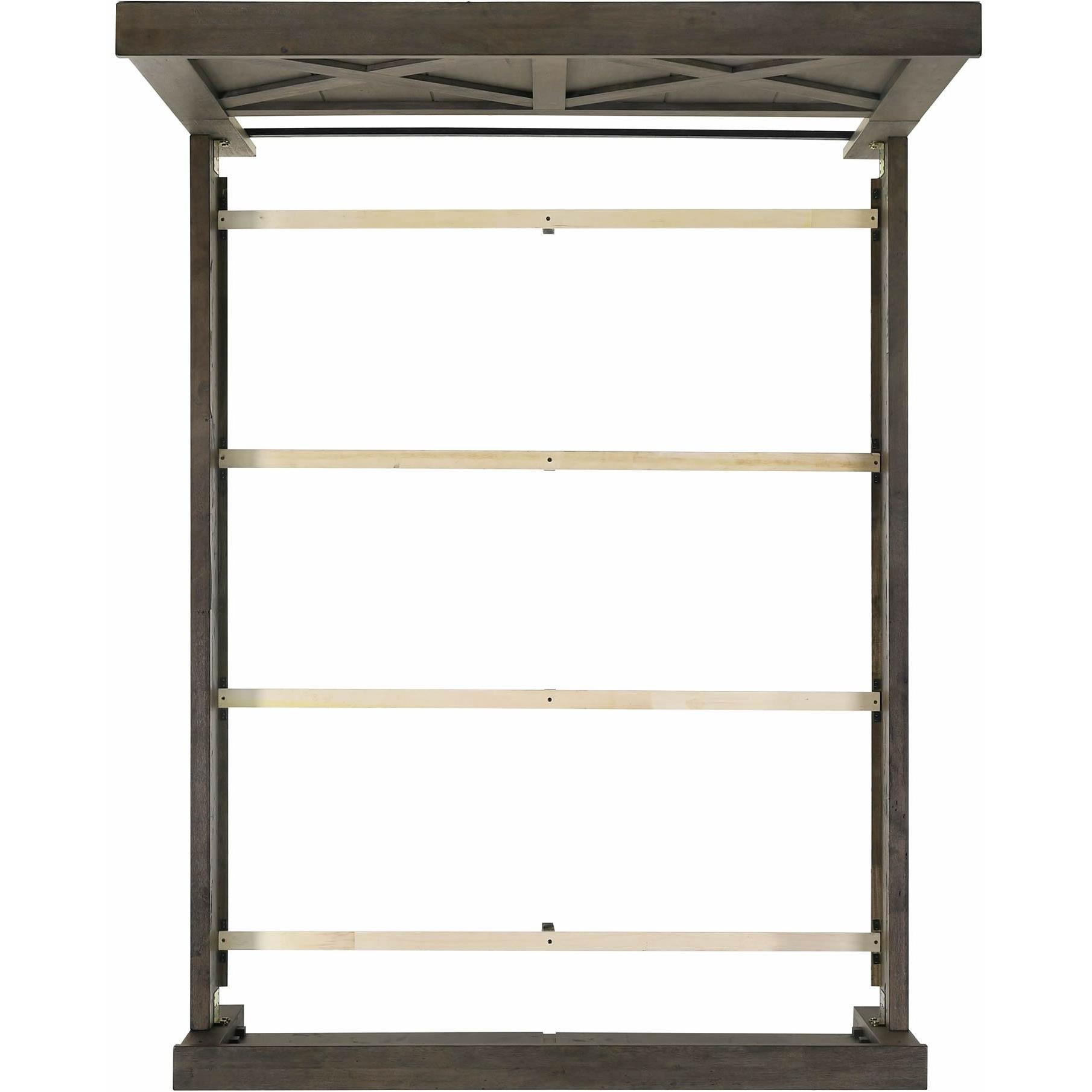 Elements International Maverick Queen Panel Bed Grey - Image 3