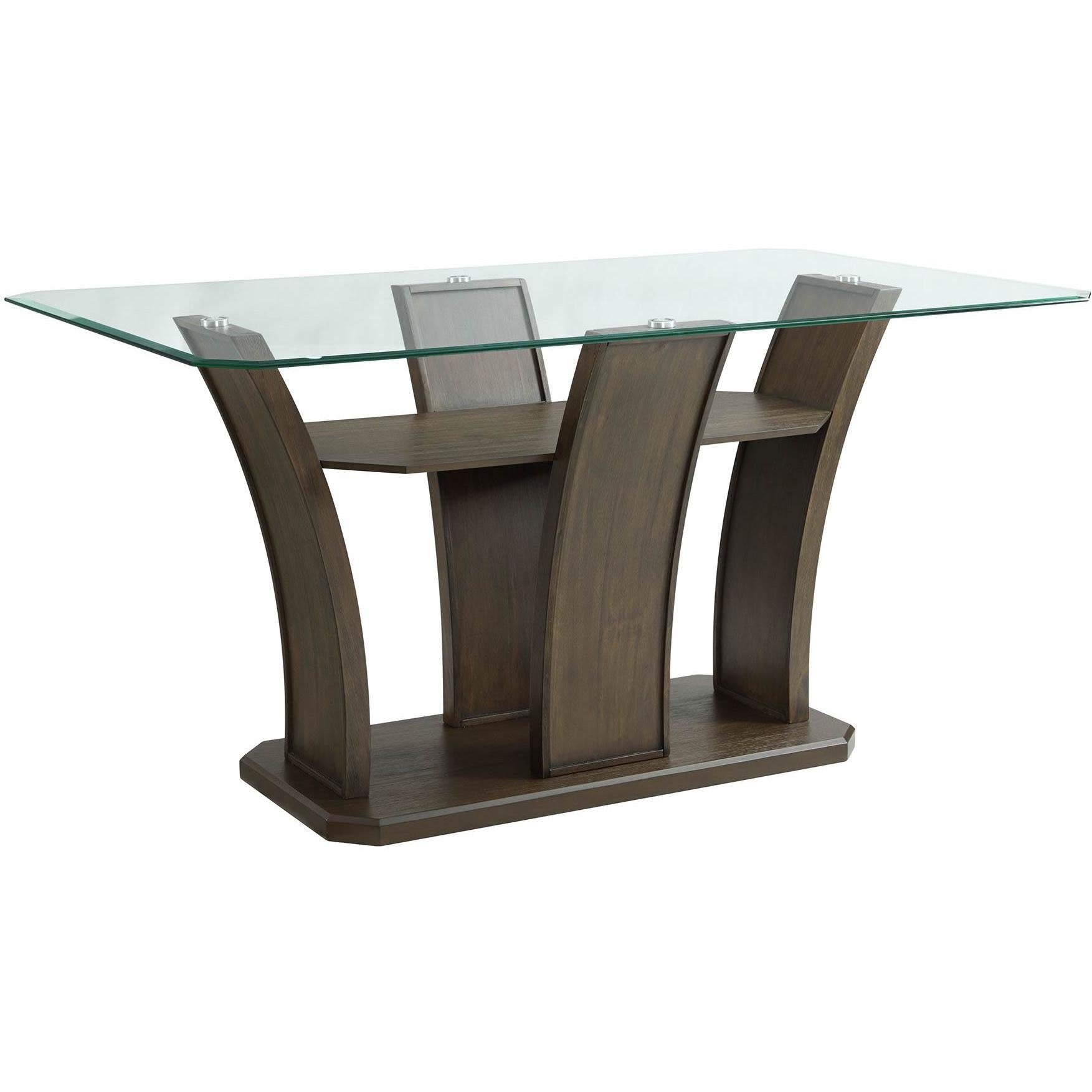 Elements International Dapper Rectangular Counter Dining Table - Image 1