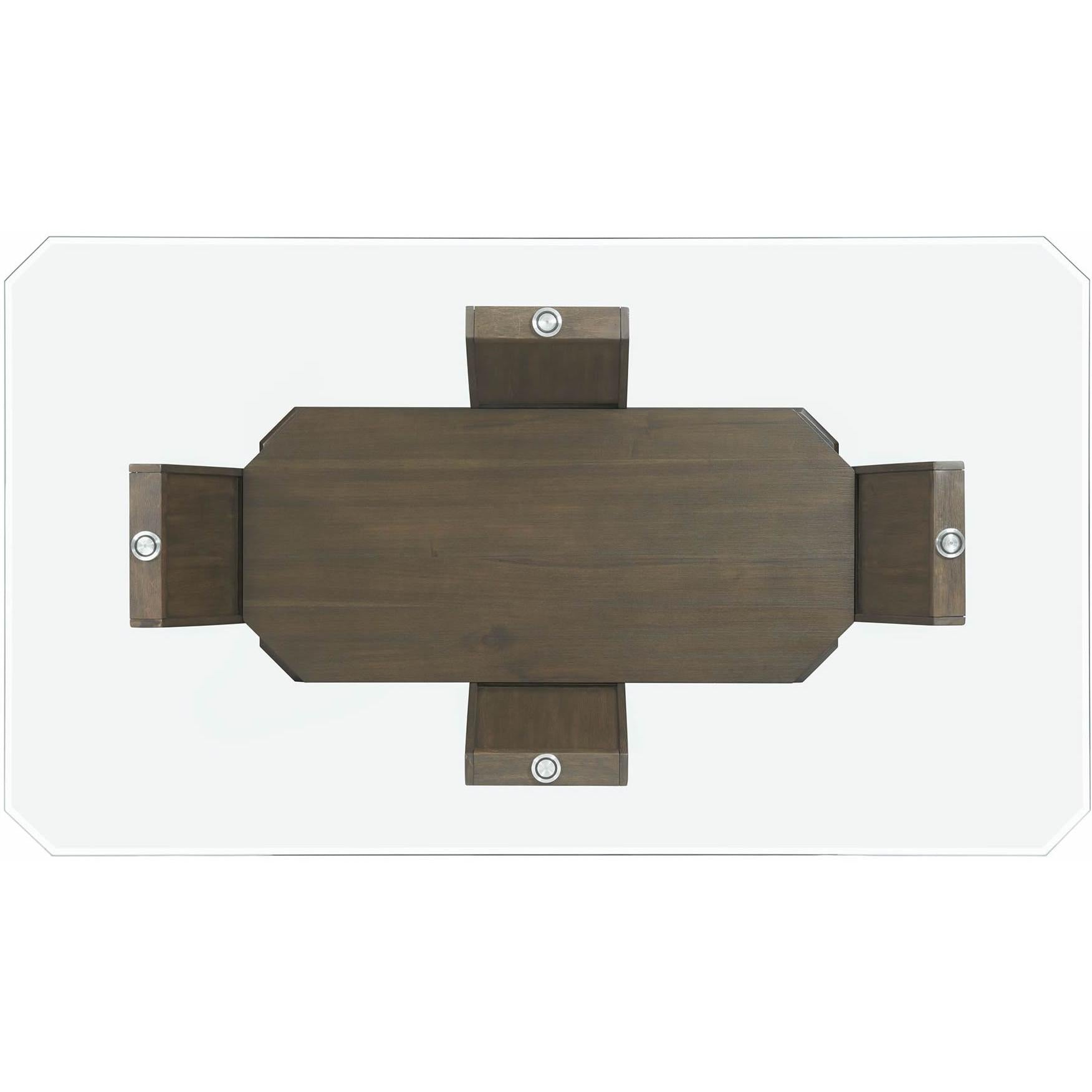 Elements International Dapper Rectangular Counter Dining Table - Image 3