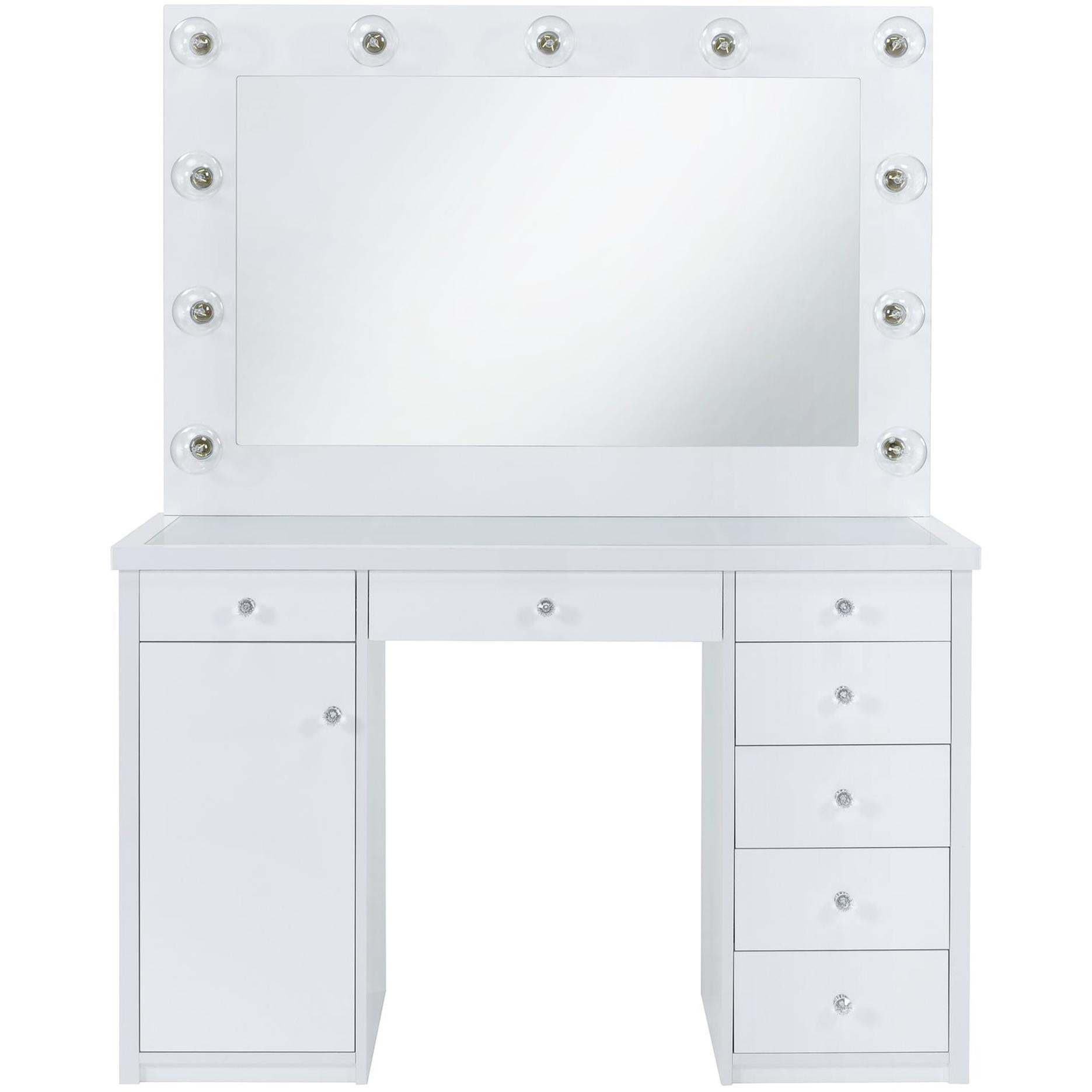 Elements International Amia Complete Vanity with Lightbulbs