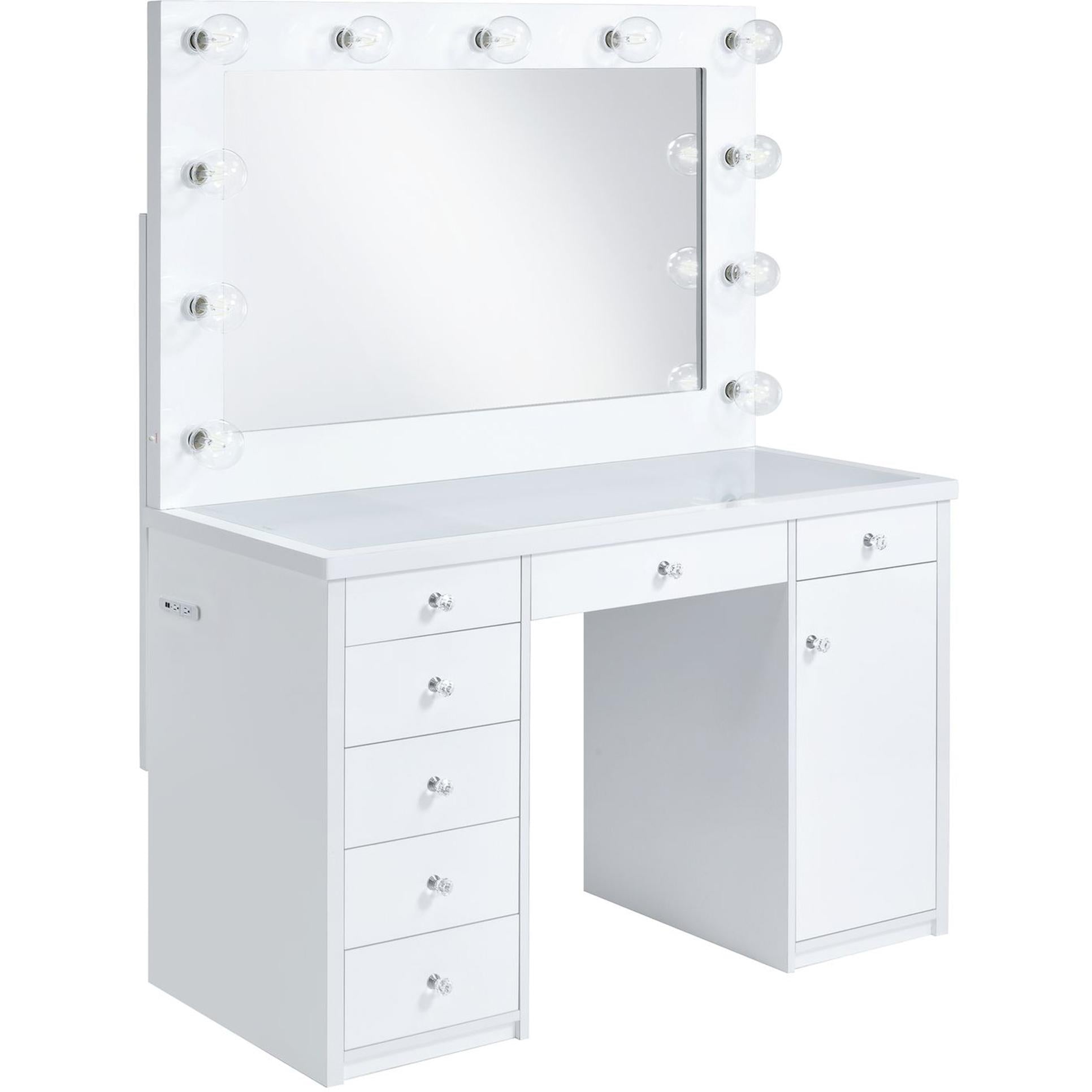 Elements International Amia Complete Vanity with Lightbulbs - Image 2