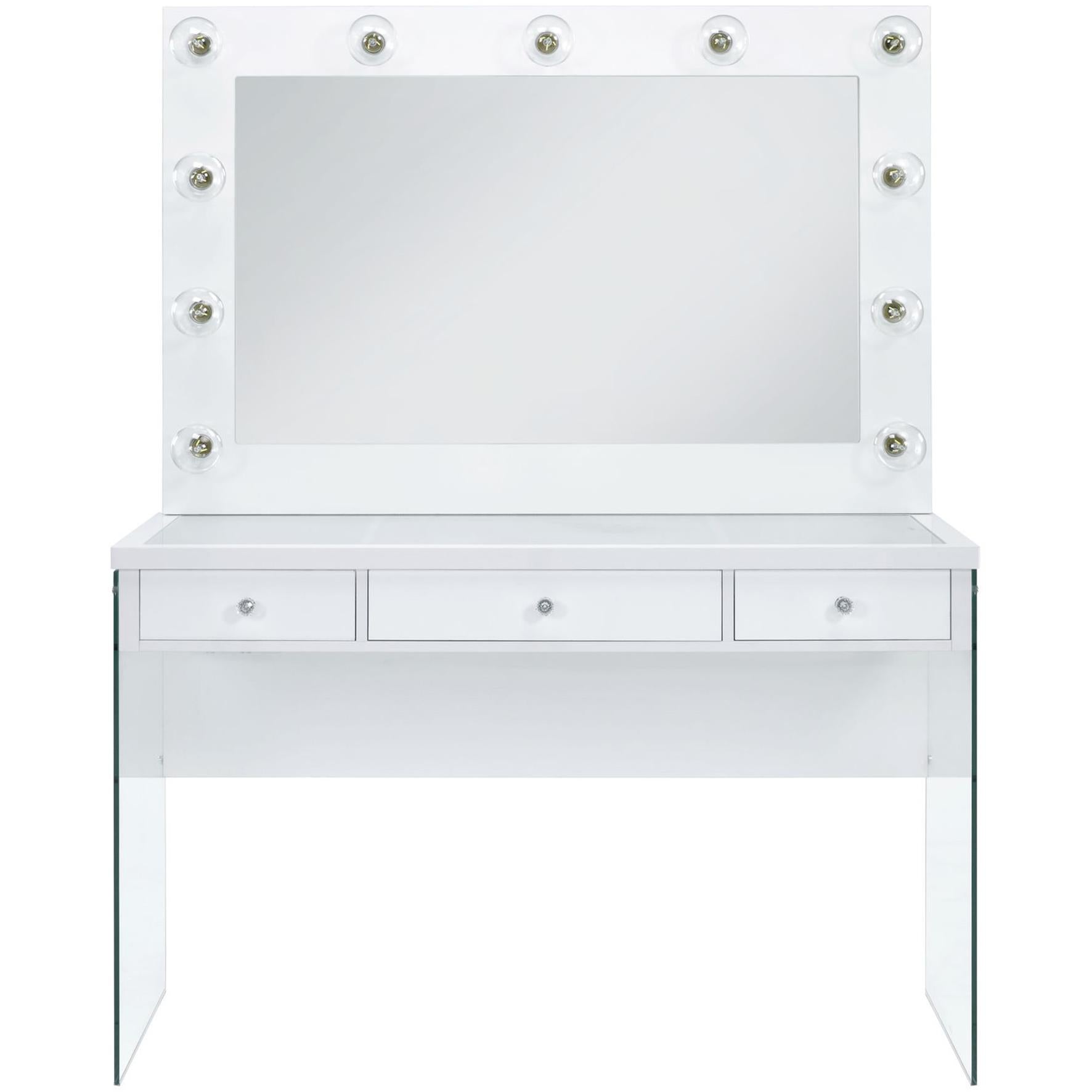 Elements International Jacey Complete Vanity with Lightbulbs - Image 2