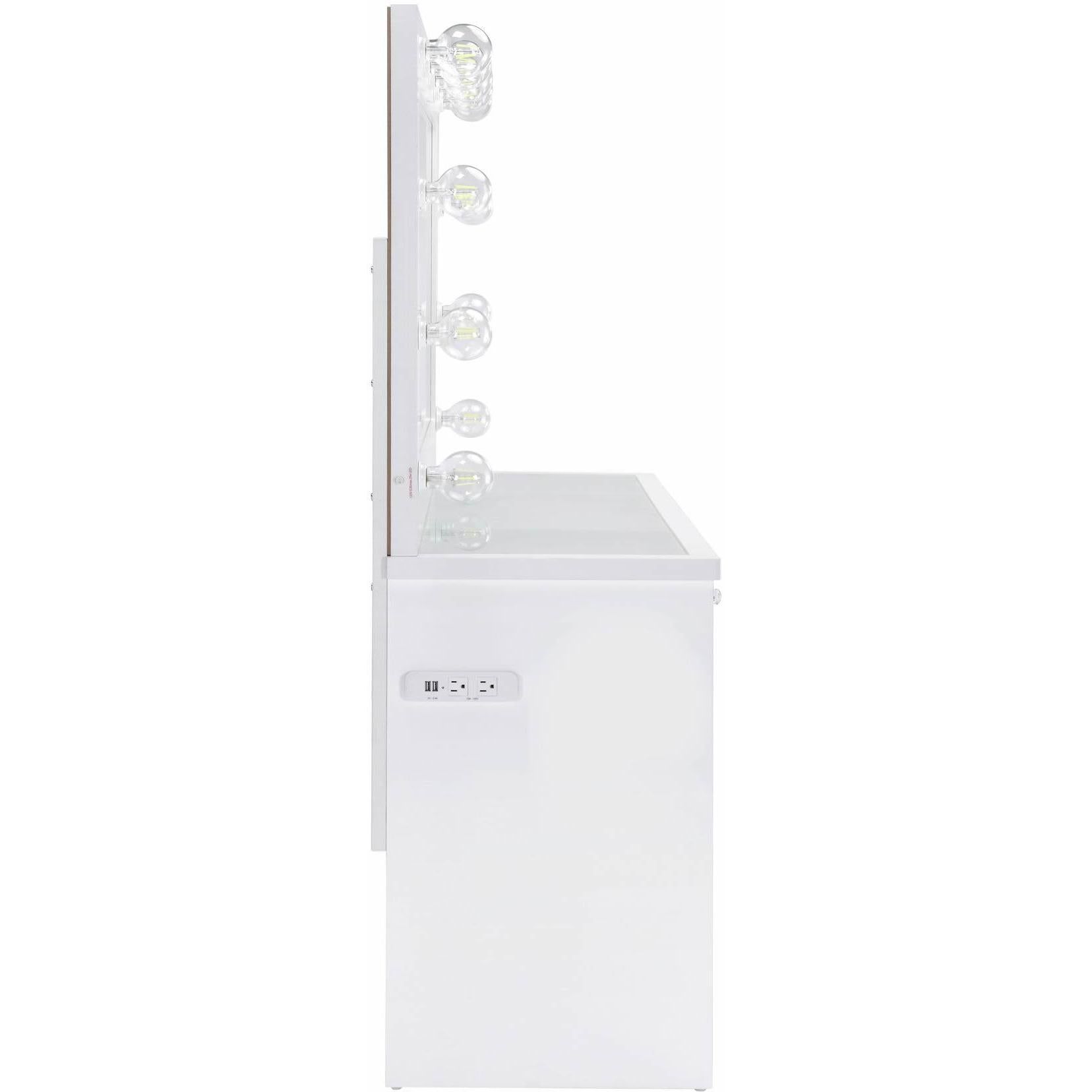 Elements International Ariana Complete Vanity with Lightbulbs - Image 3