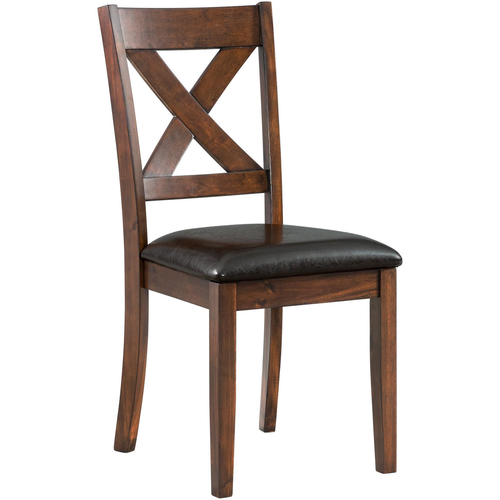 Elements International Alex Dining Side Chair - Espresso - Image 1