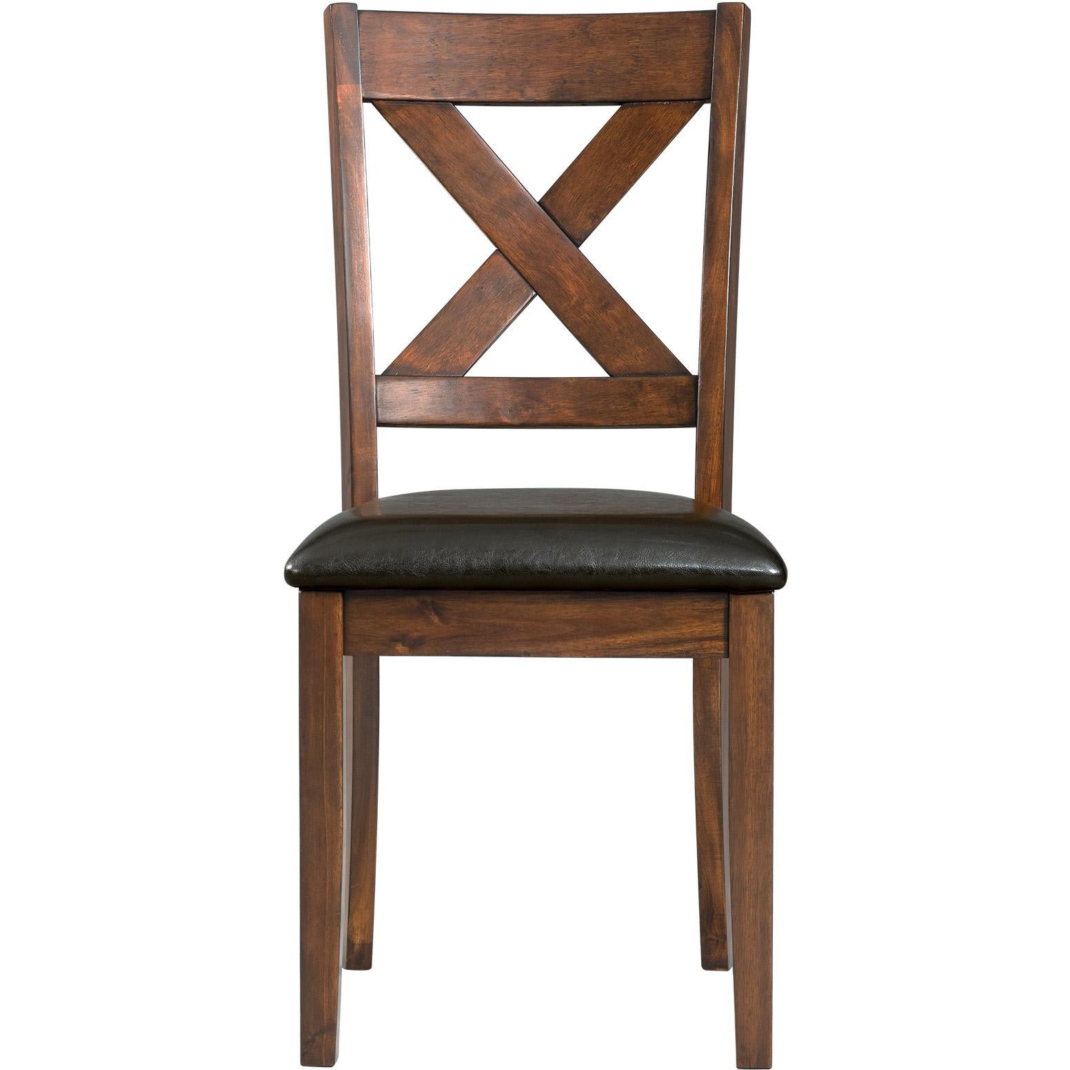 Elements International Alex Dining Side Chair - Espresso - Image 2