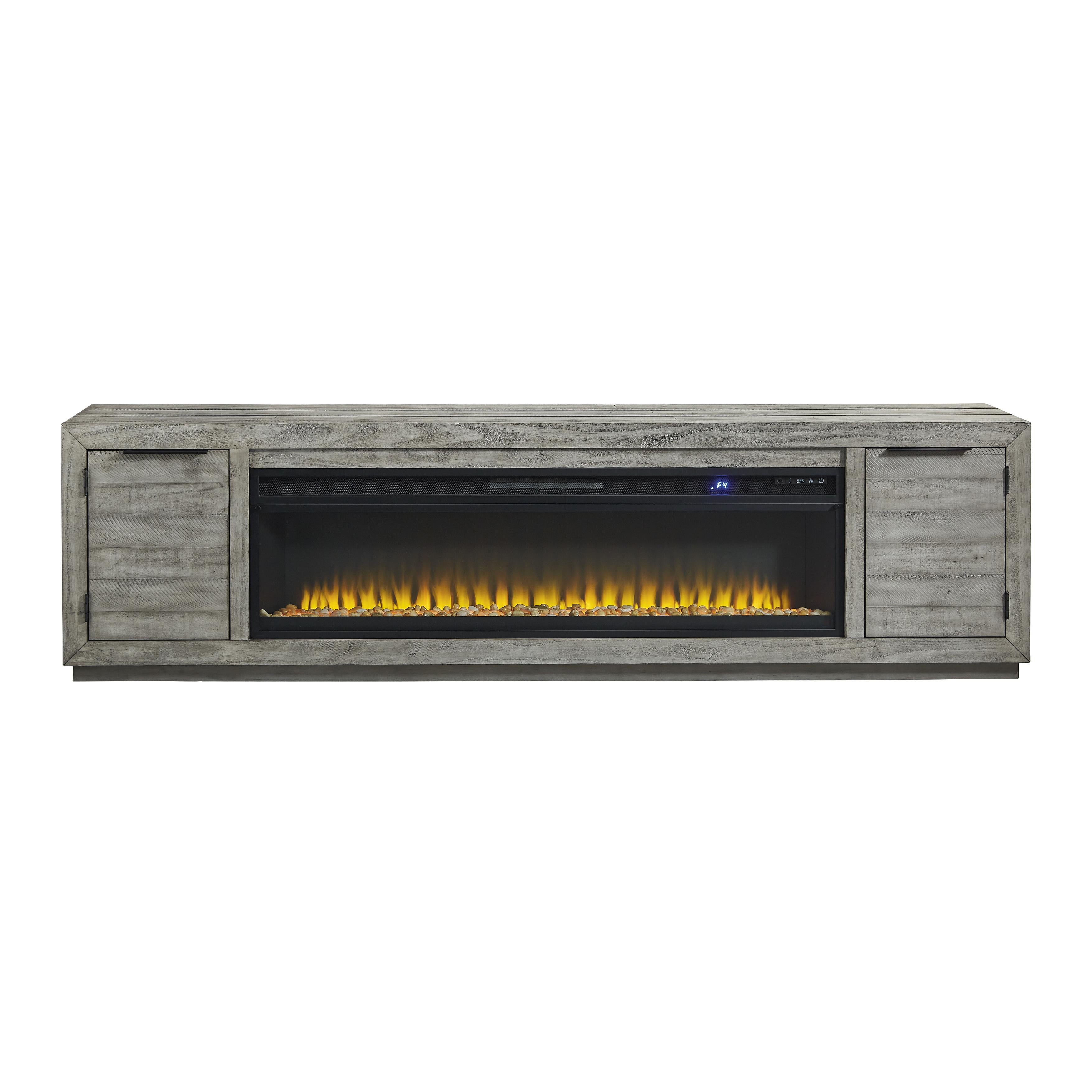 Signature Design by Ashley Naydell W996W1 92" TV Stand with Electric Fireplace - Image 3