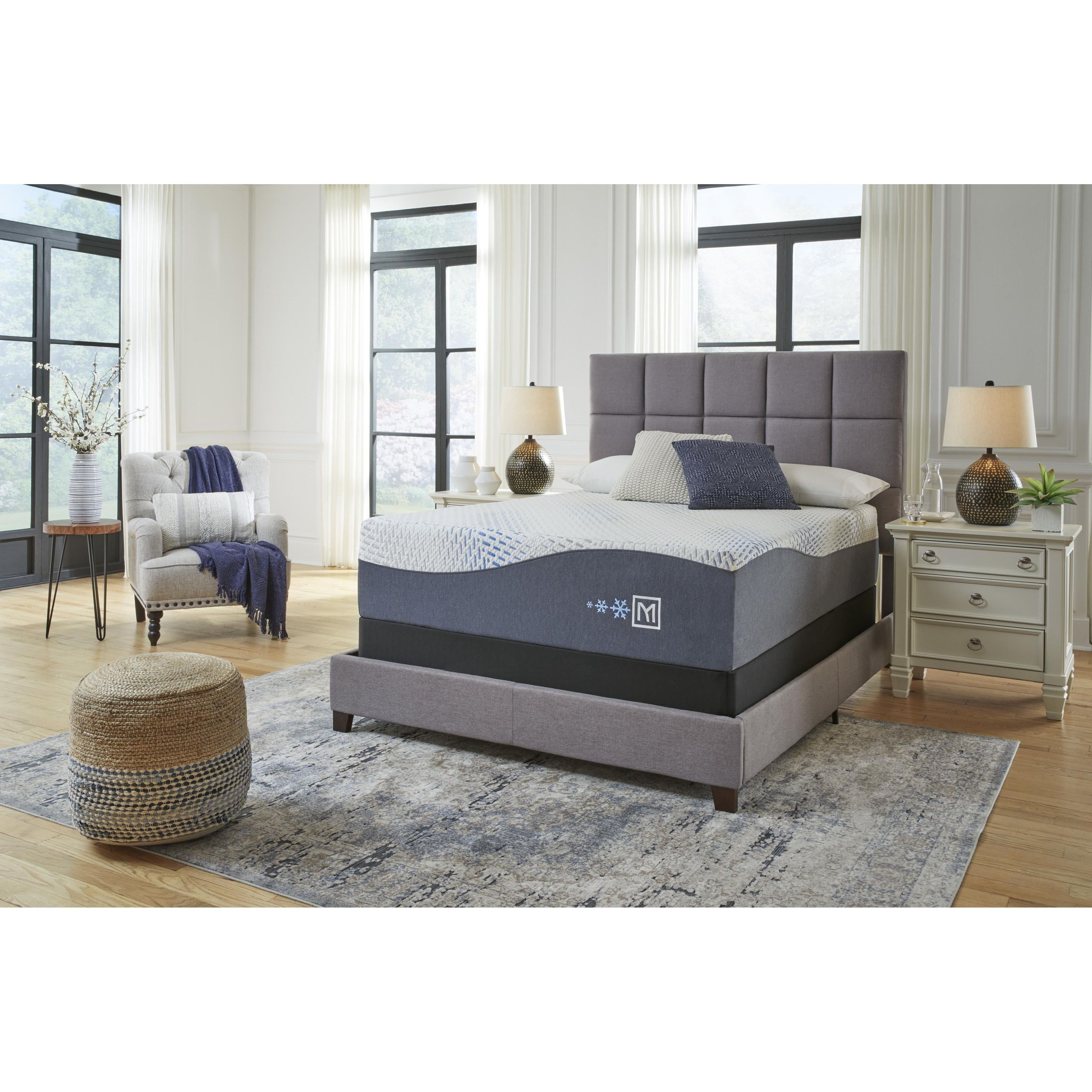 Sierra Sleep Millennium Cushion Firm Gel Memory Foam Hybrid M50751 California King Mattress - Image 2