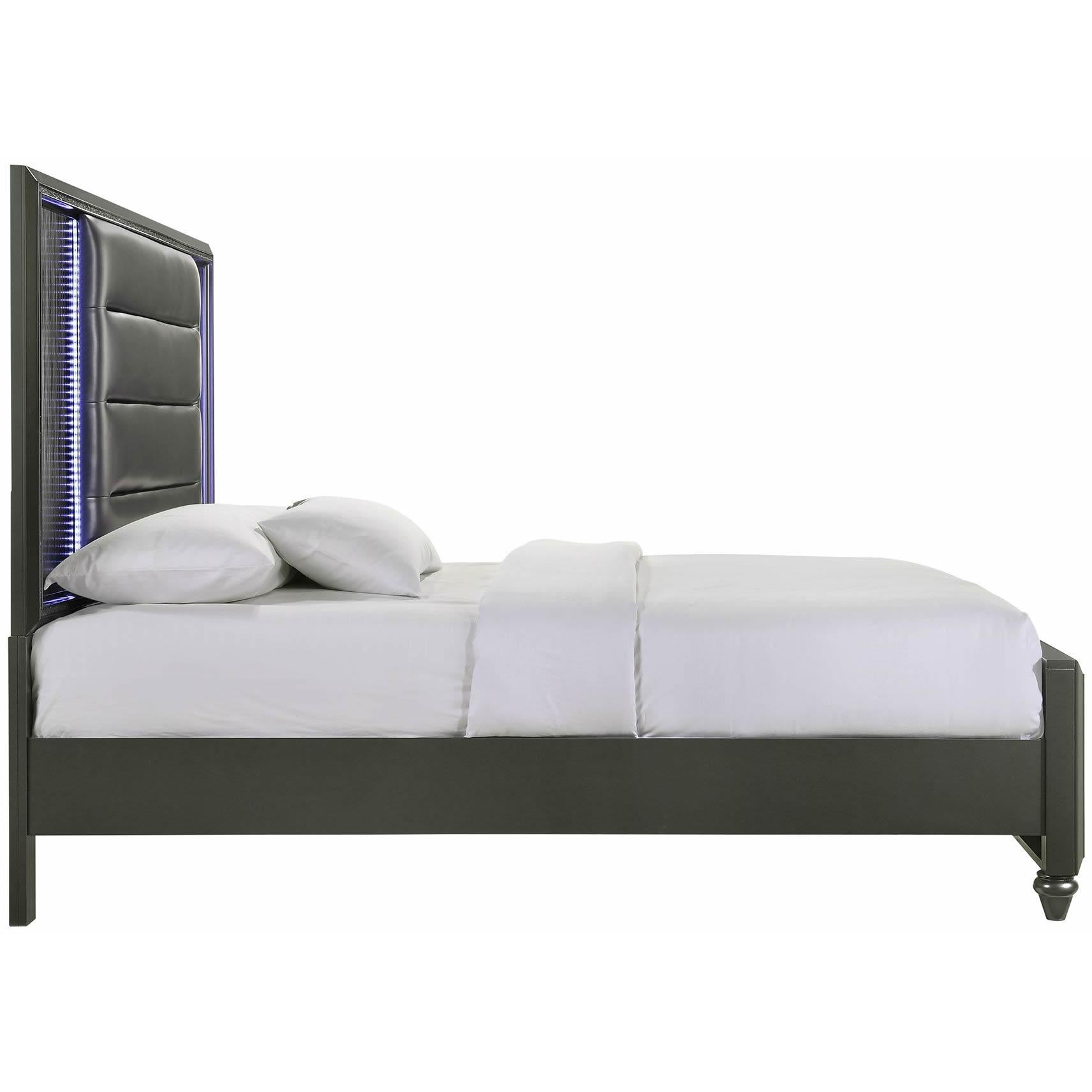 Elements International Moonstone MN600KB King Panel Bed - Image 3
