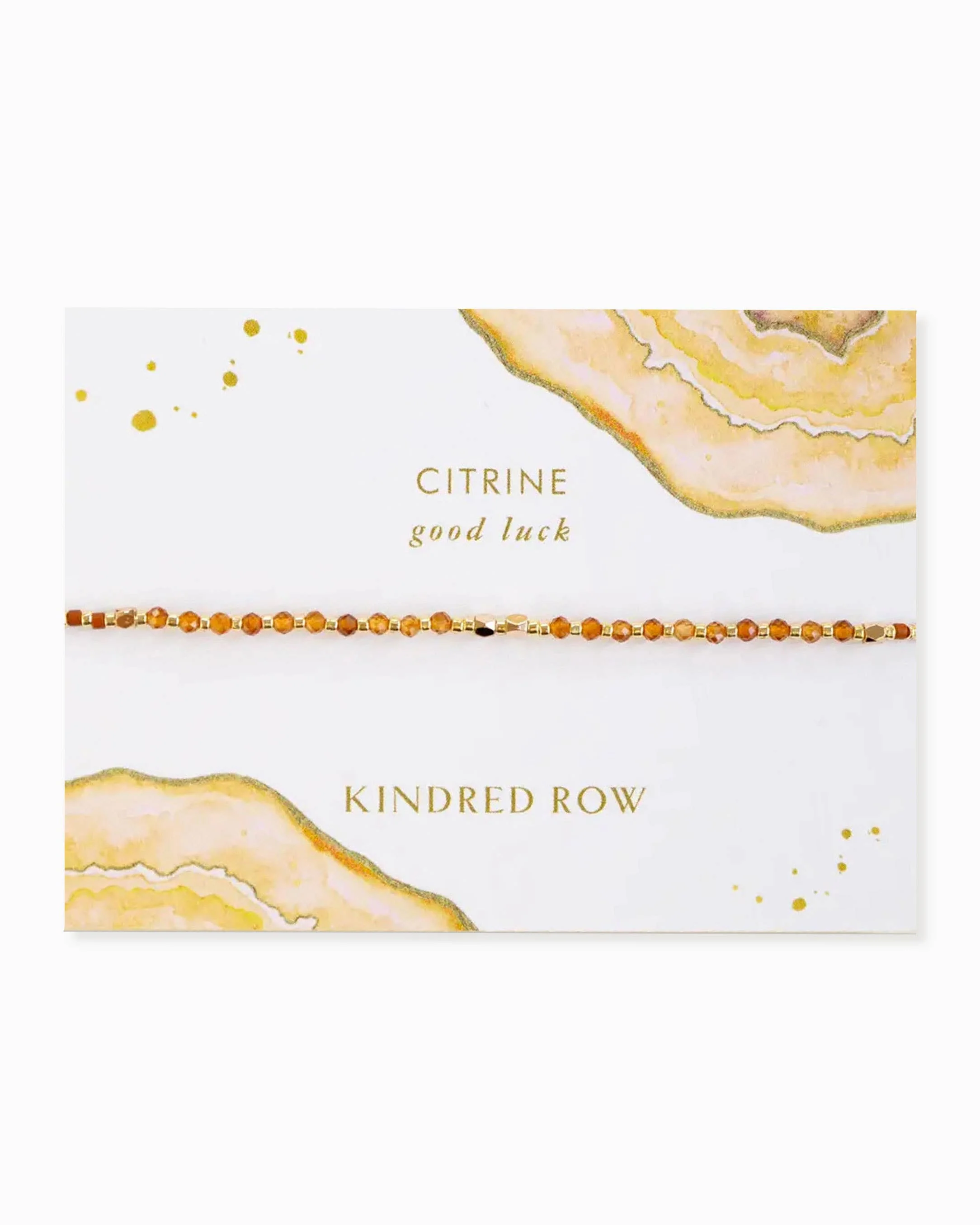 Citrine Healing Gemstone Stacking Bracelet - Image 1