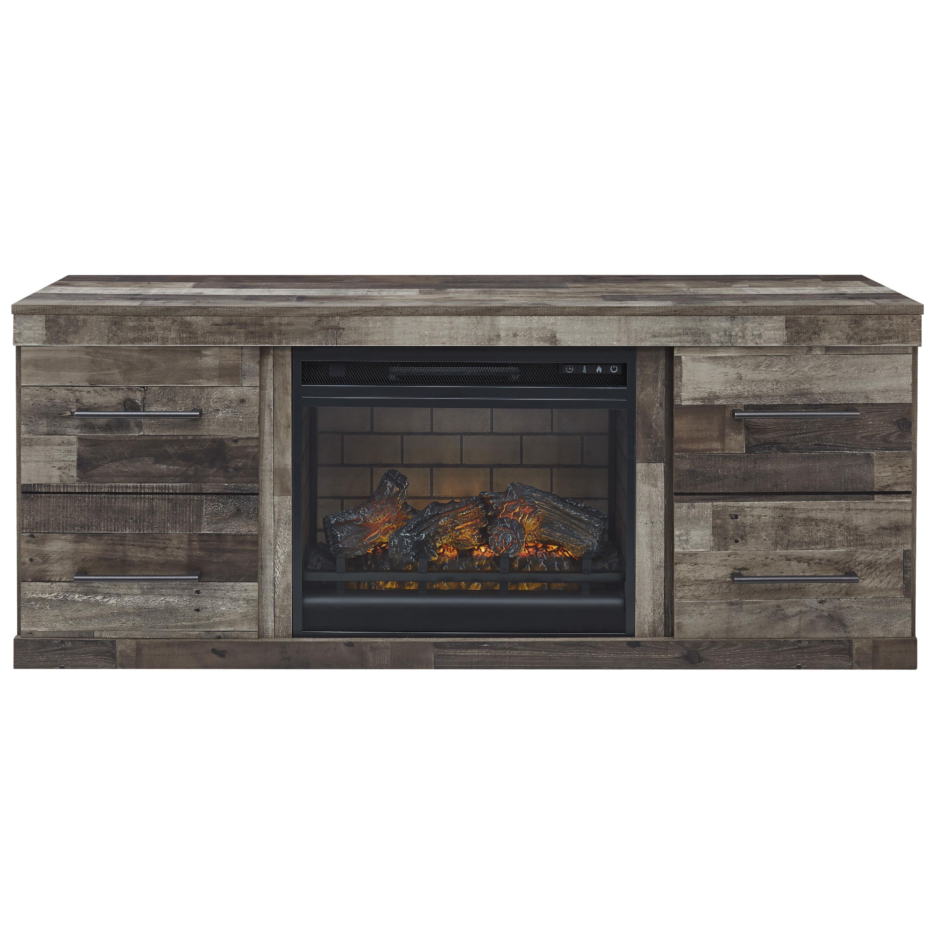 Signature Design by Ashley Derekson EW0200W7 TV Stand with Electric Fireplace - Image 2