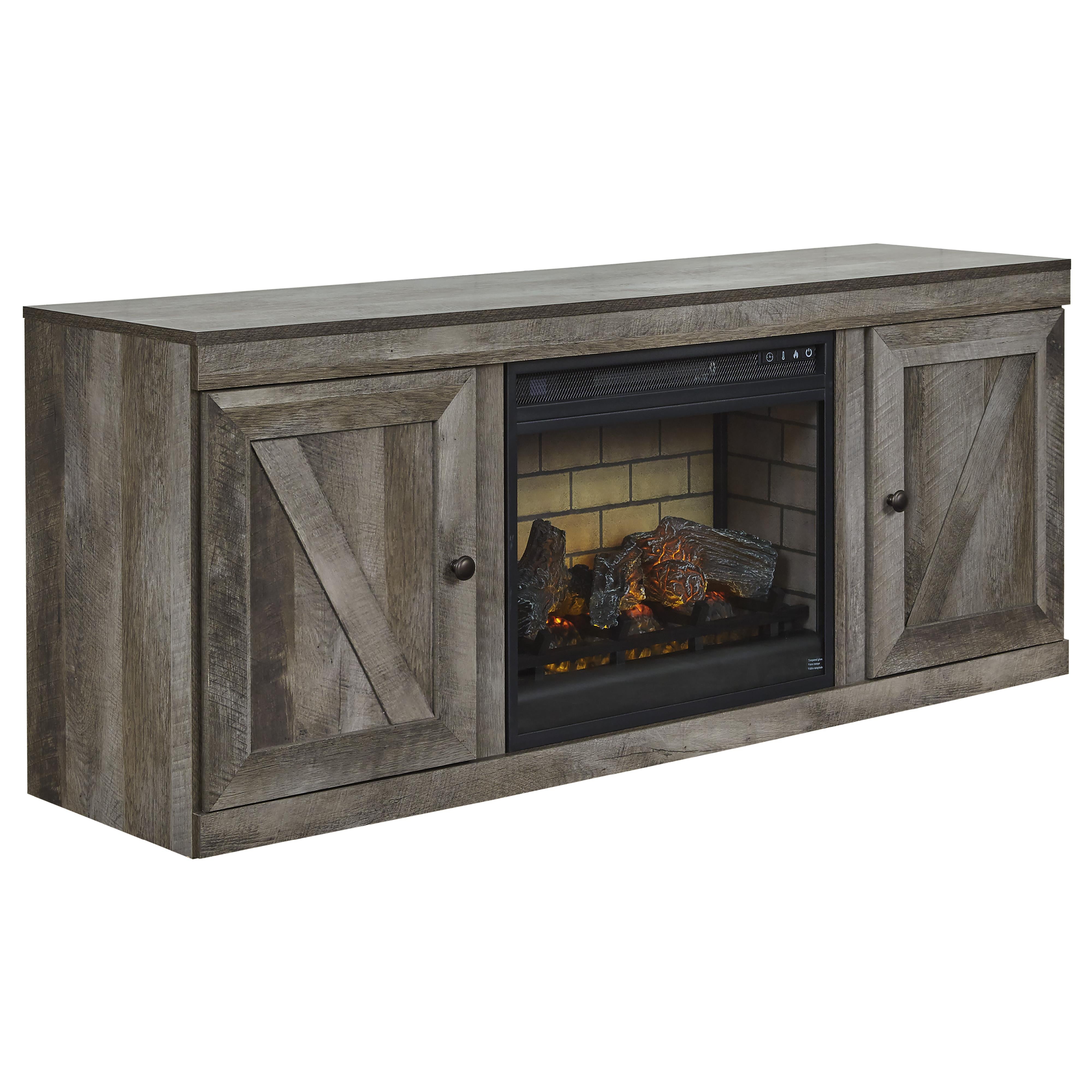 Signature Design by Ashley Wynnlow EW0440W7 TV Stand with Electric Fireplace - Image 1