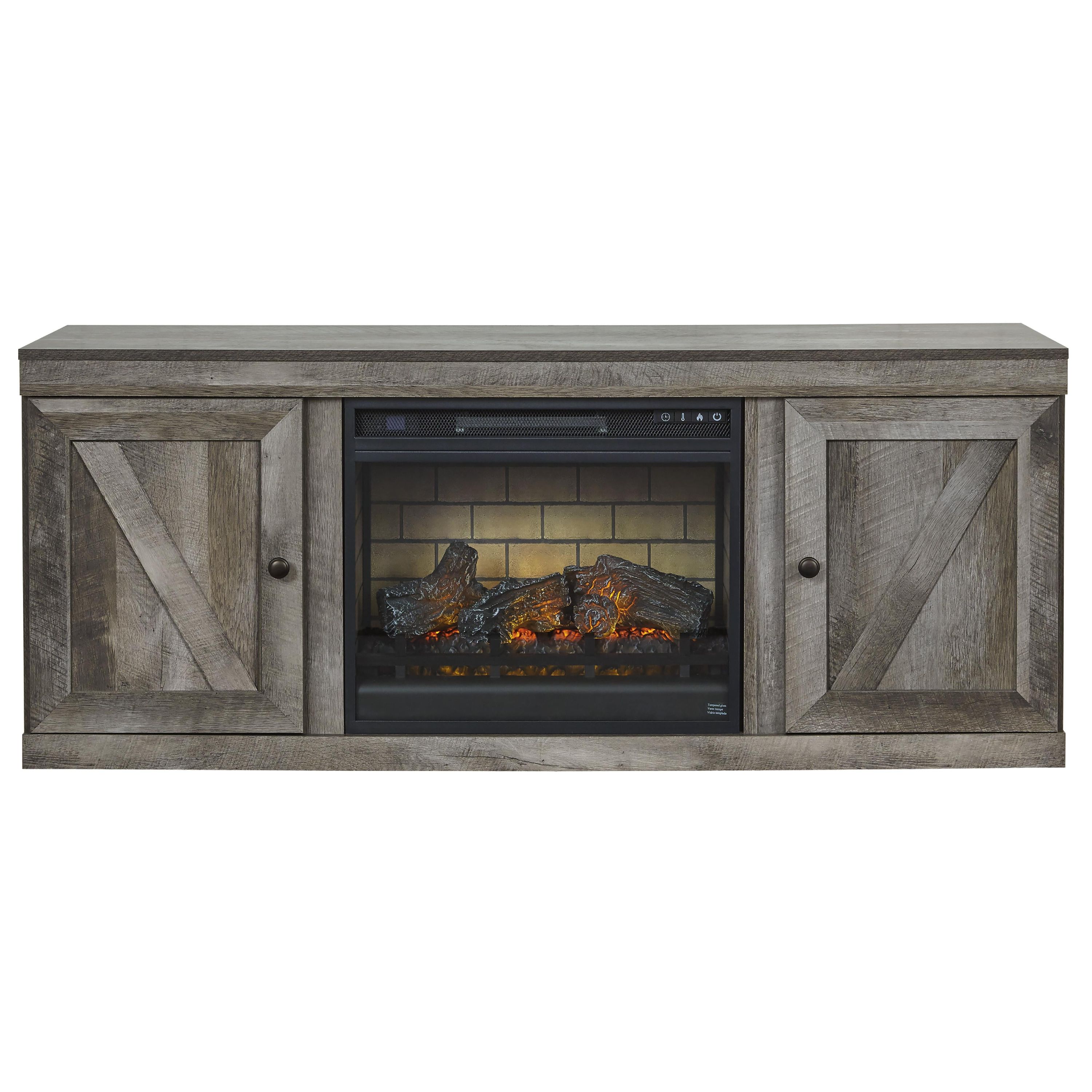 Signature Design by Ashley Wynnlow EW0440W7 TV Stand with Electric Fireplace - Image 2