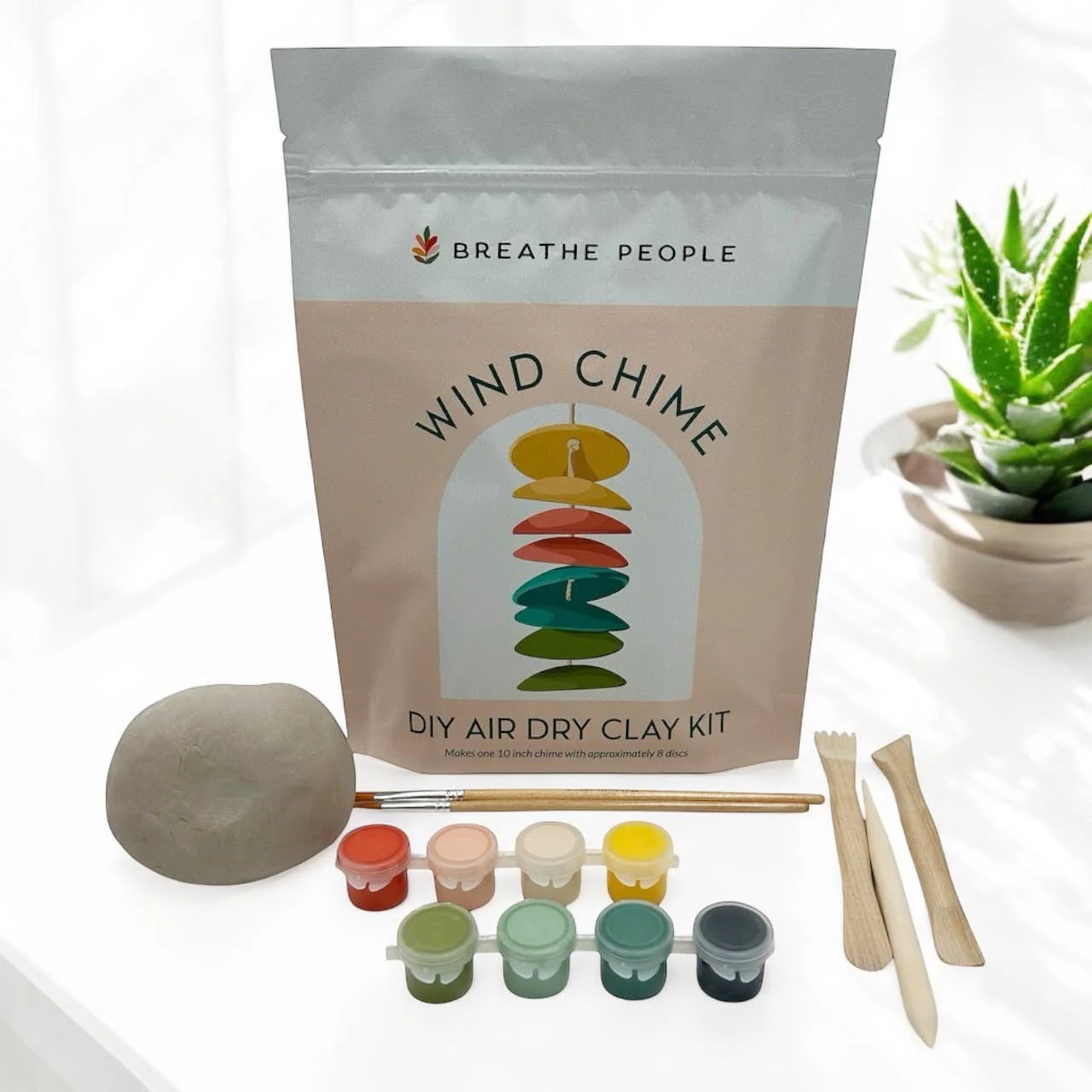 DIY Air Dry Clay Kit- Make Your Own Wind Chimes - Image 2