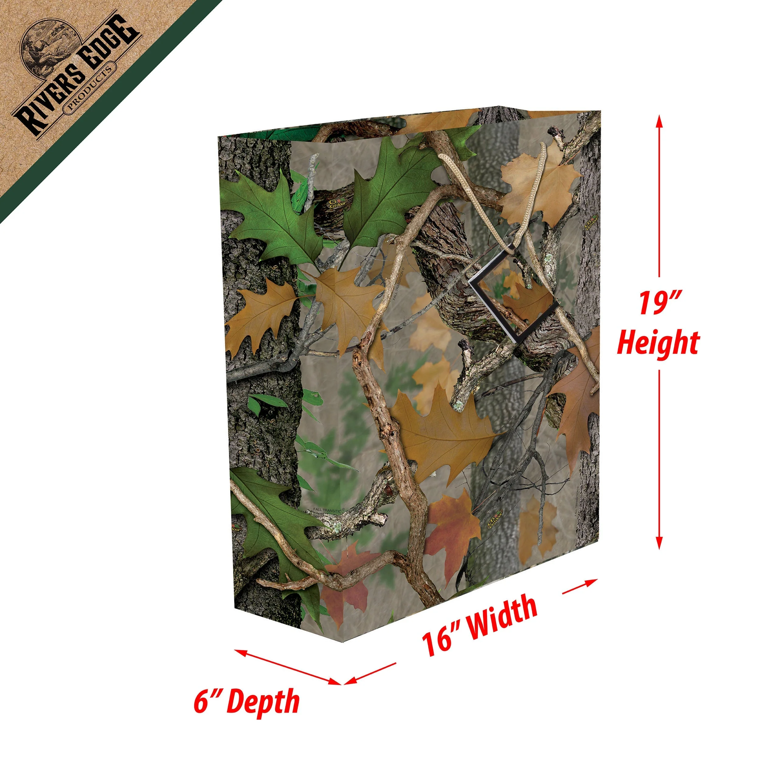 Gift Bag Large-Camo Green - Image 3