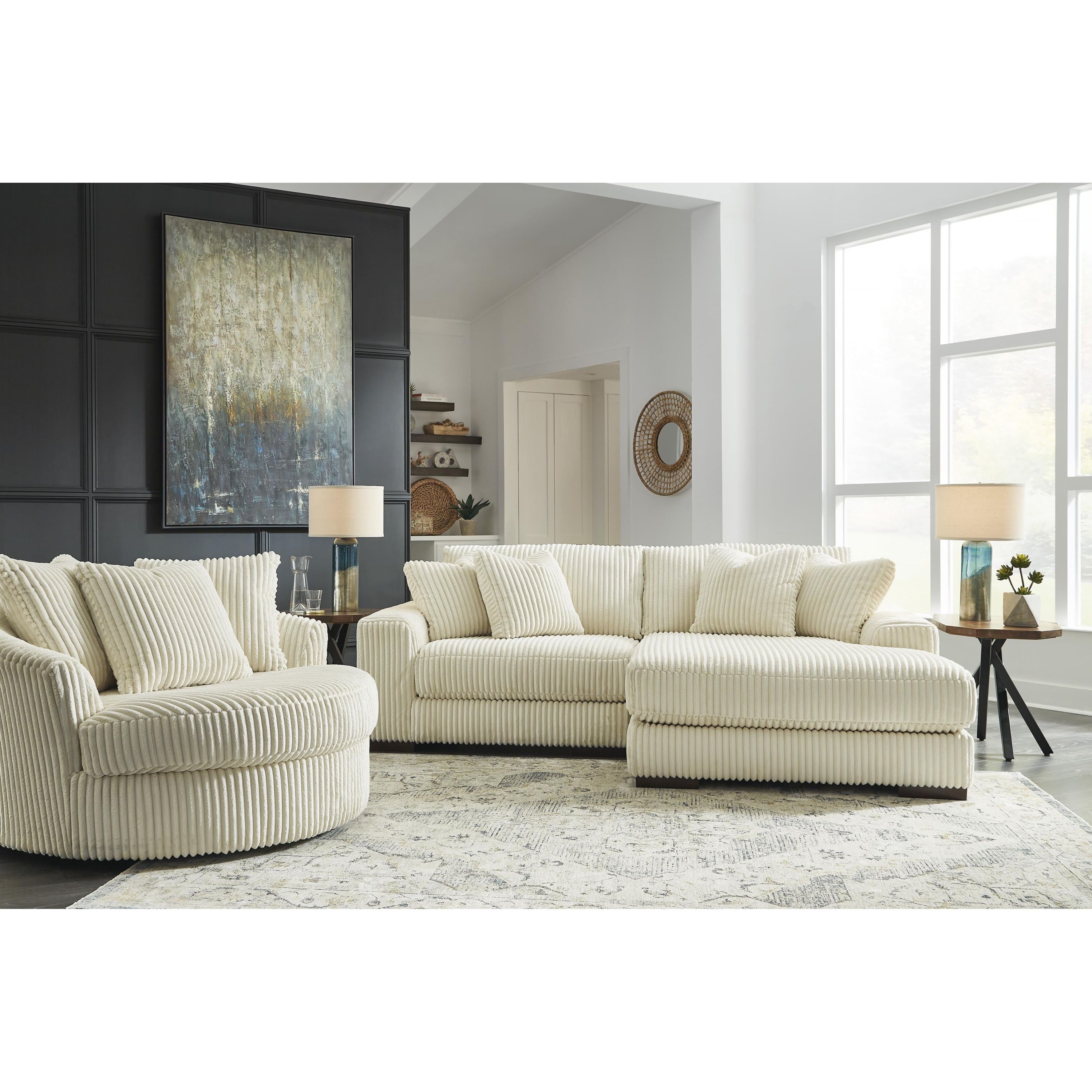 Signature Design by Ashley Lindyn 21104S4 2 pc Sectional with Chaise - Image 3