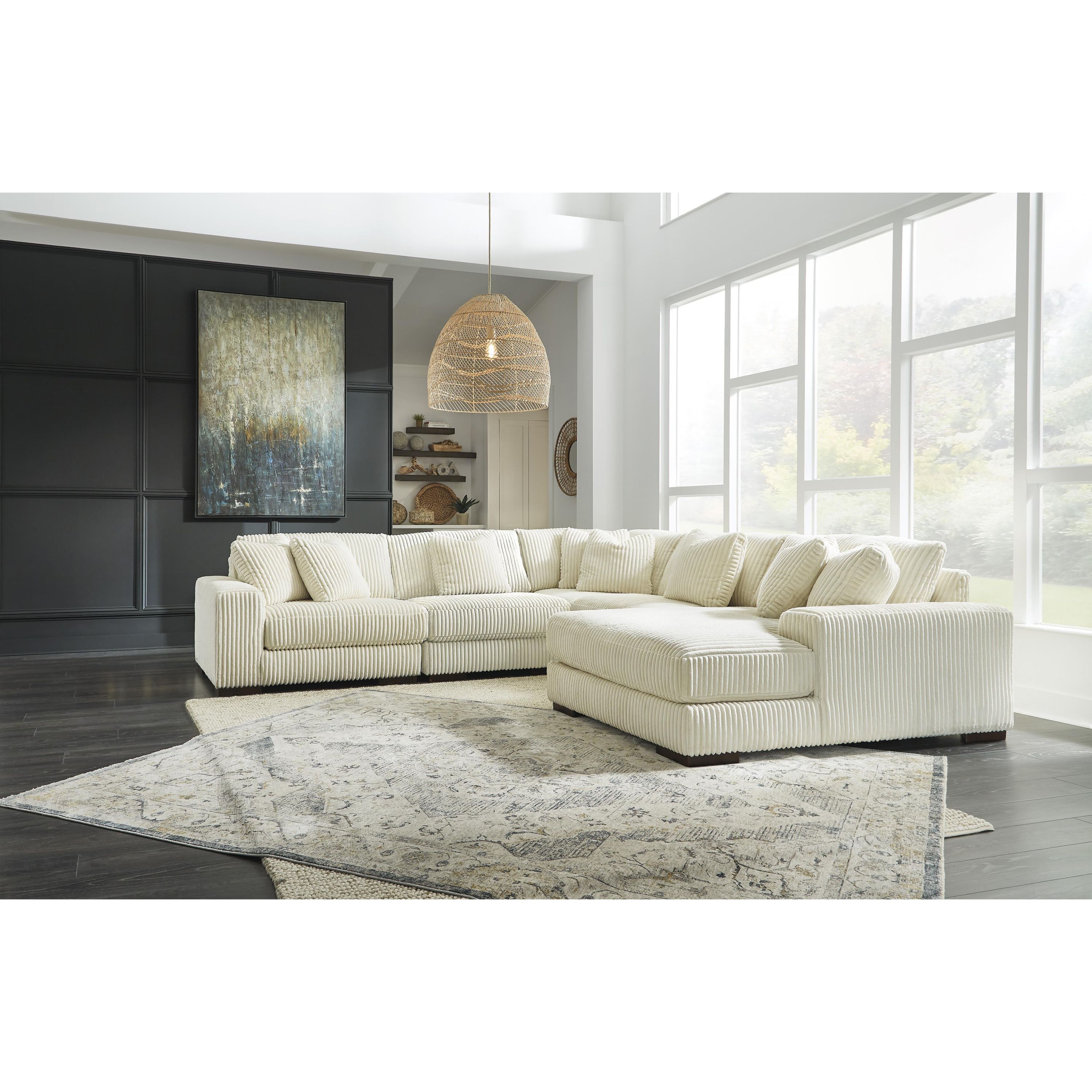 Signature Design by Ashley Lindyn 21104S7 5 pc Sectional with Chaise - Image 3