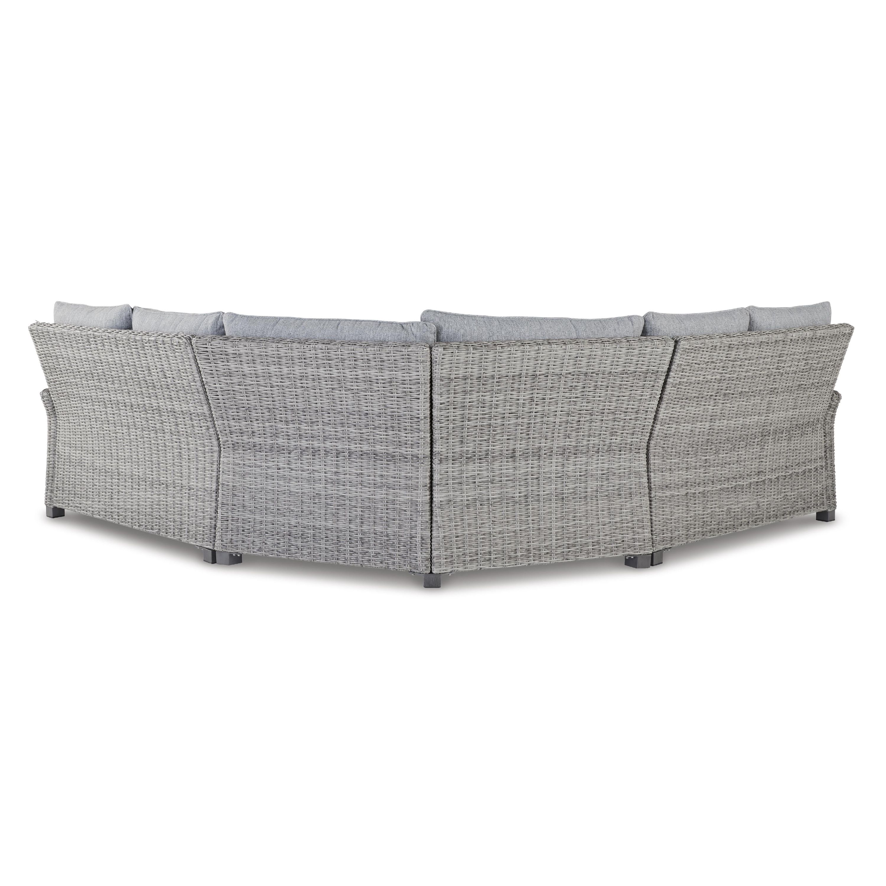 Signature Design by Ashley Naples Beach P439P1 3 pc Outdoor Sectional - Image 2