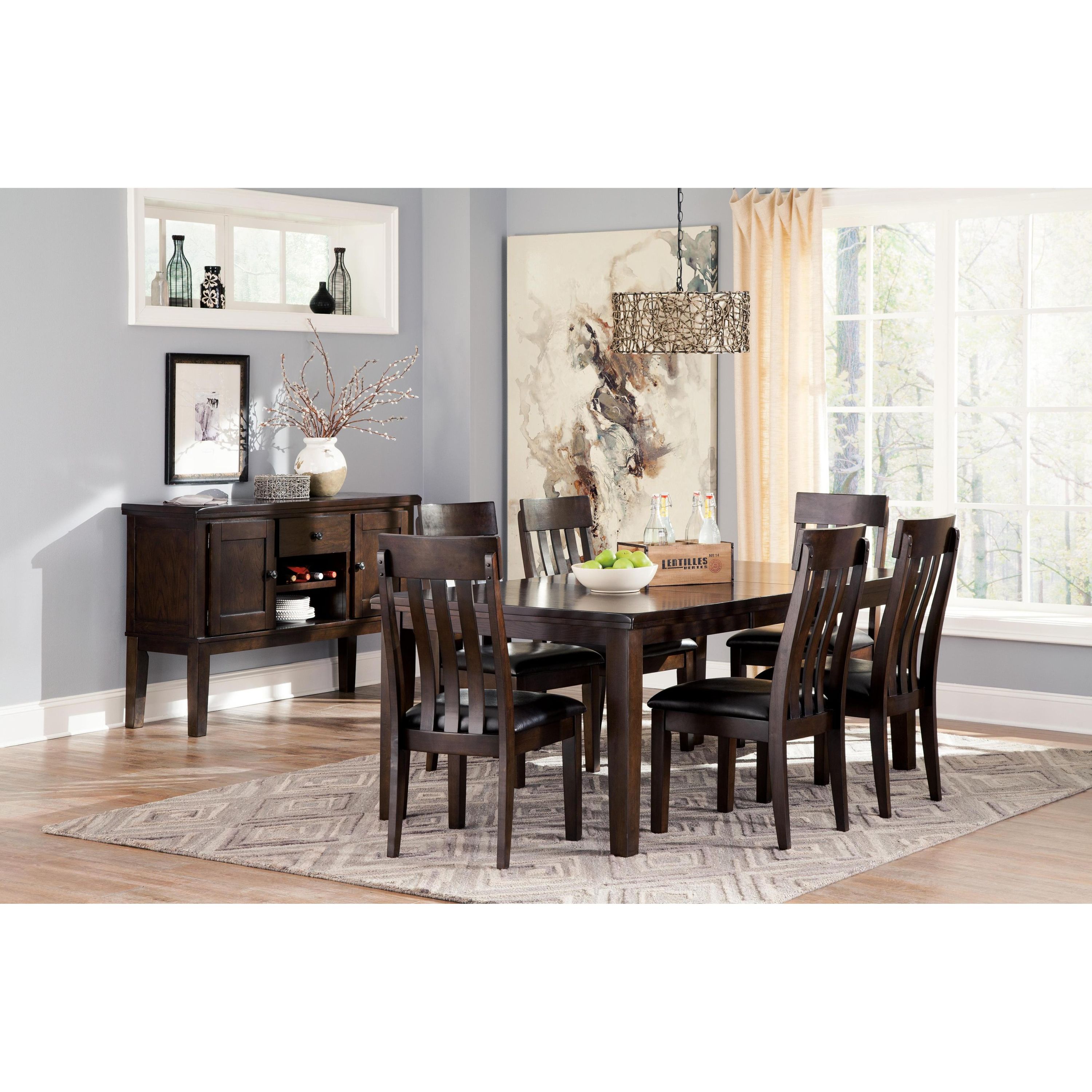 Signature Design by Ashley Haddigan D596D3 7 pc Dining Set - Image 1