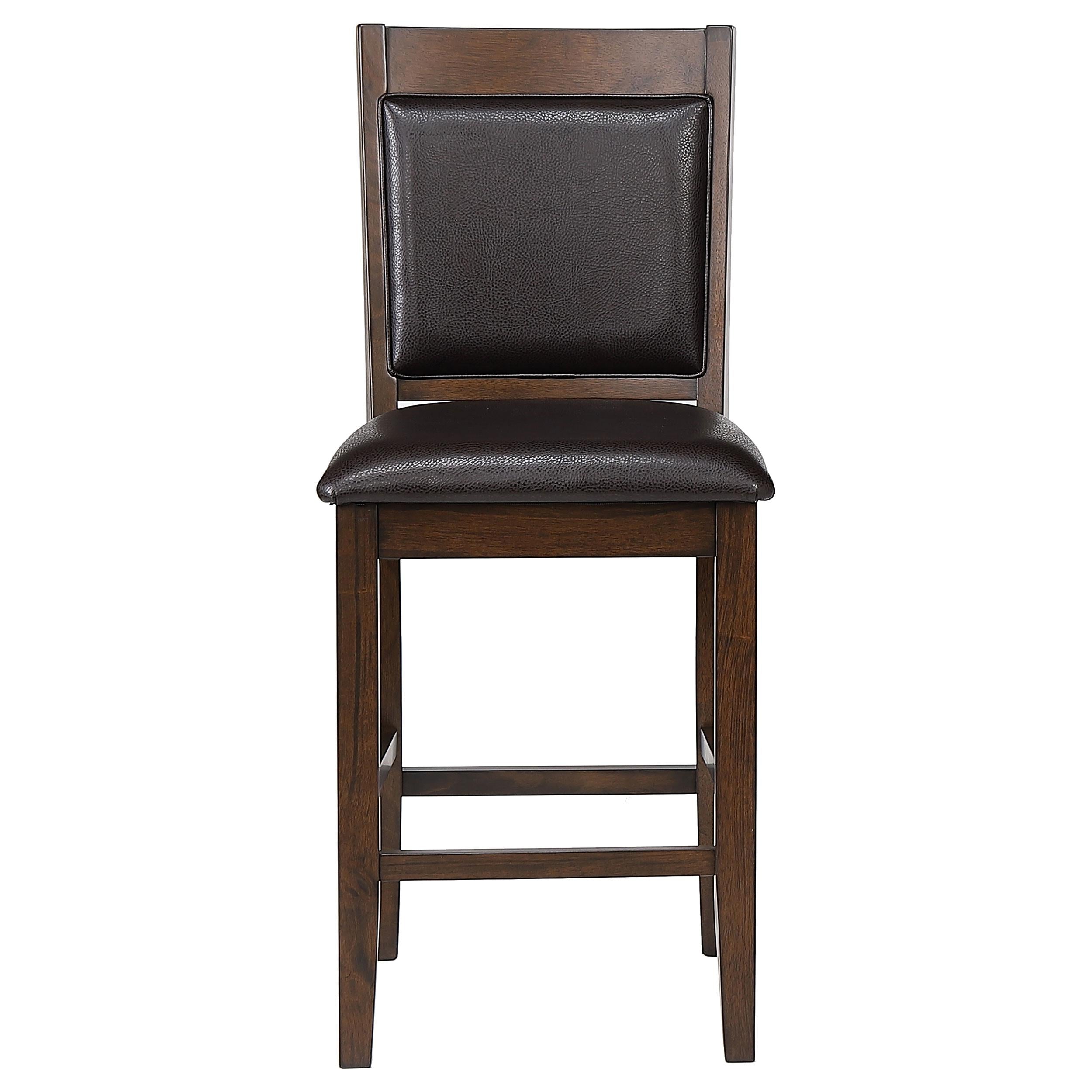 Coaster Furniture Dewey 115209 Upholstered Counter Chair - Walnut - Image 2