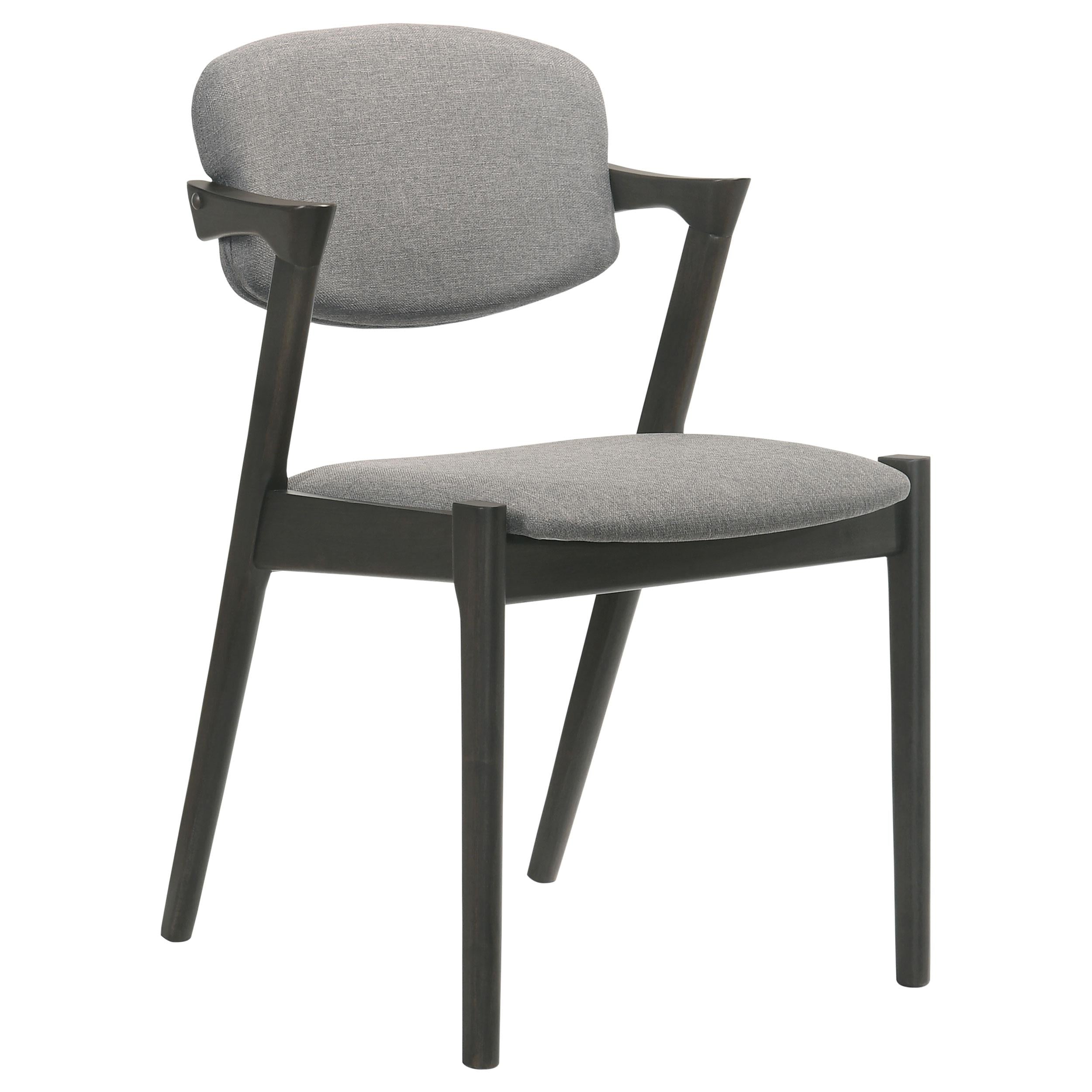 Coaster Furniture Stevie 115112 Padded Wood Dining Arm Chair - Black - Image 1