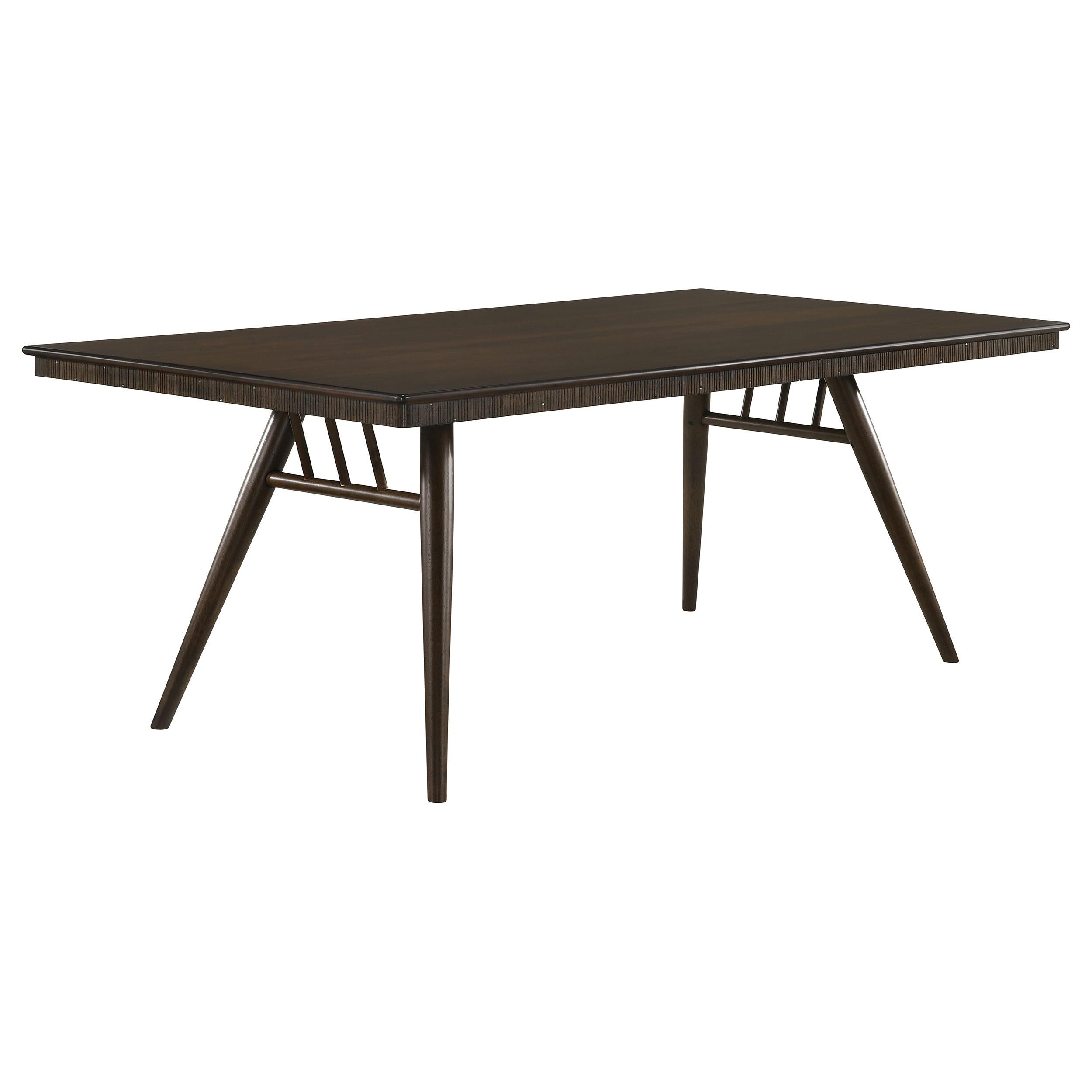 Coaster Furniture Wes 115271 Rectangular 80-inch Wood Dining Table - Dark Walnut - Image 1