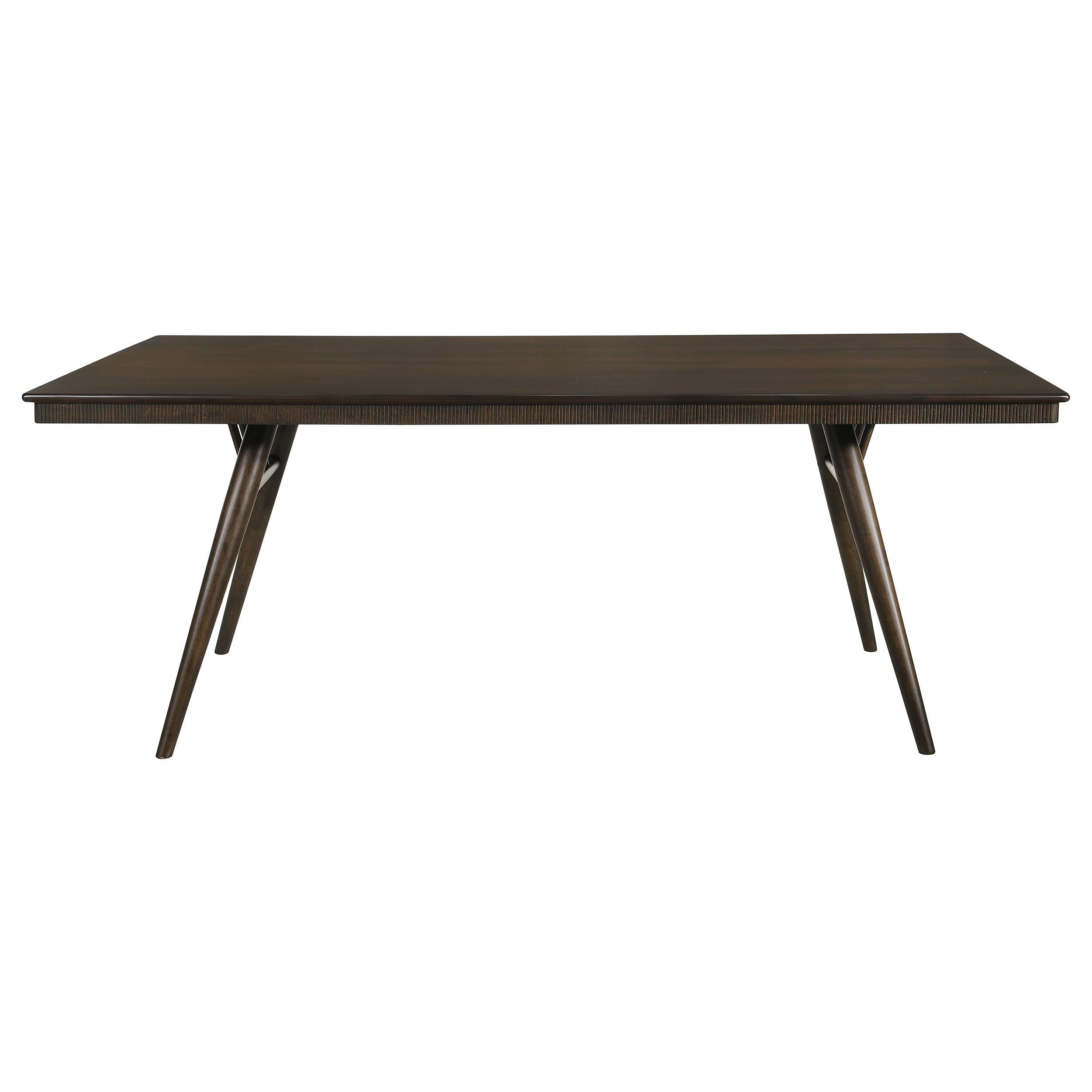 Coaster Furniture Wes 115271 Rectangular 80-inch Wood Dining Table - Dark Walnut - Image 2
