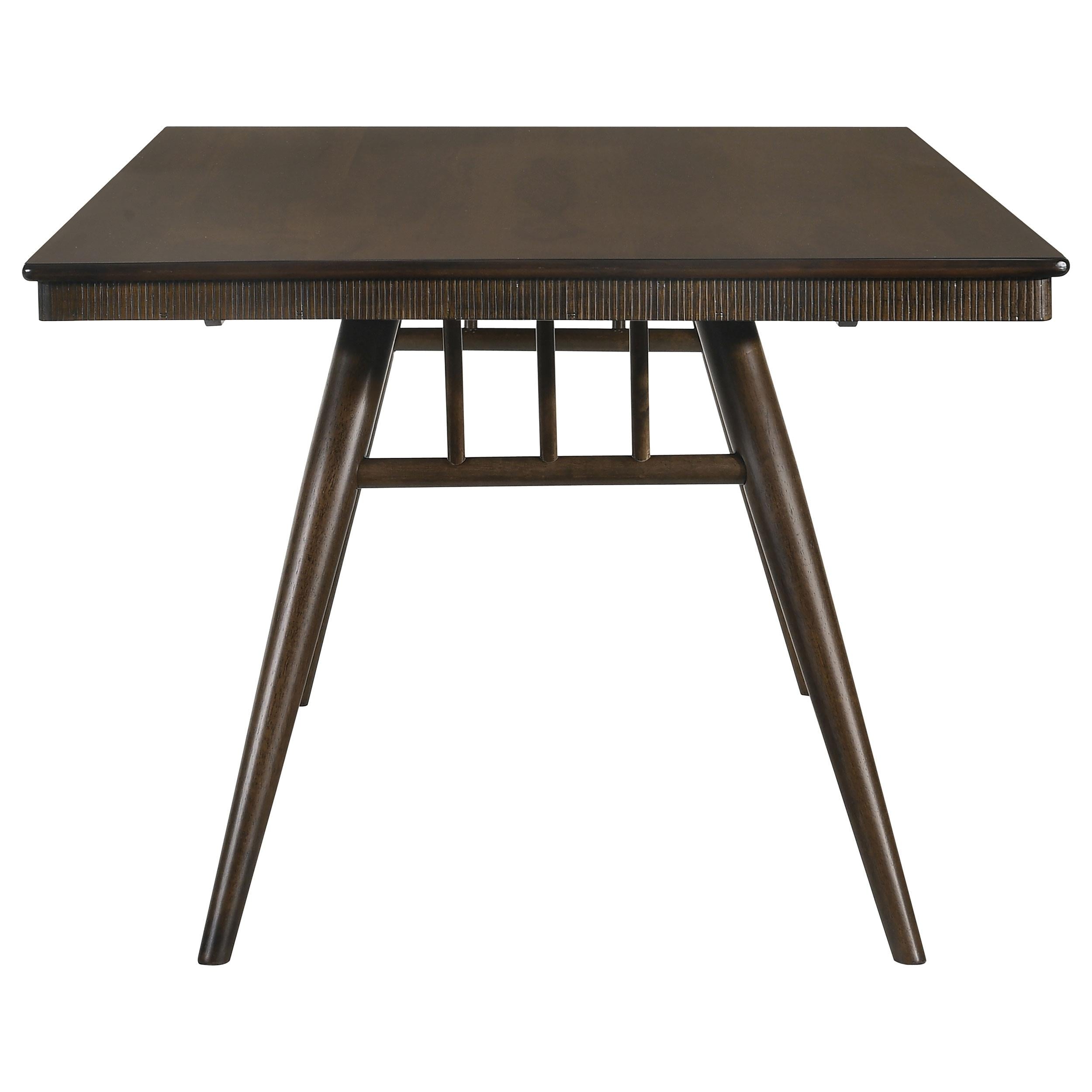 Coaster Furniture Wes 115271 Rectangular 80-inch Wood Dining Table - Dark Walnut - Image 3